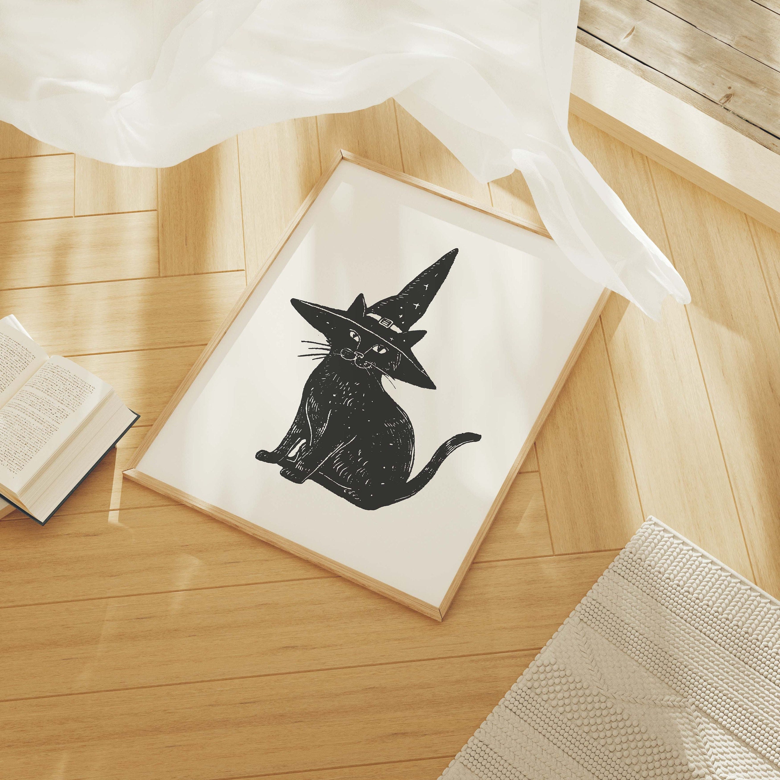 Black Cat Print - Image 3