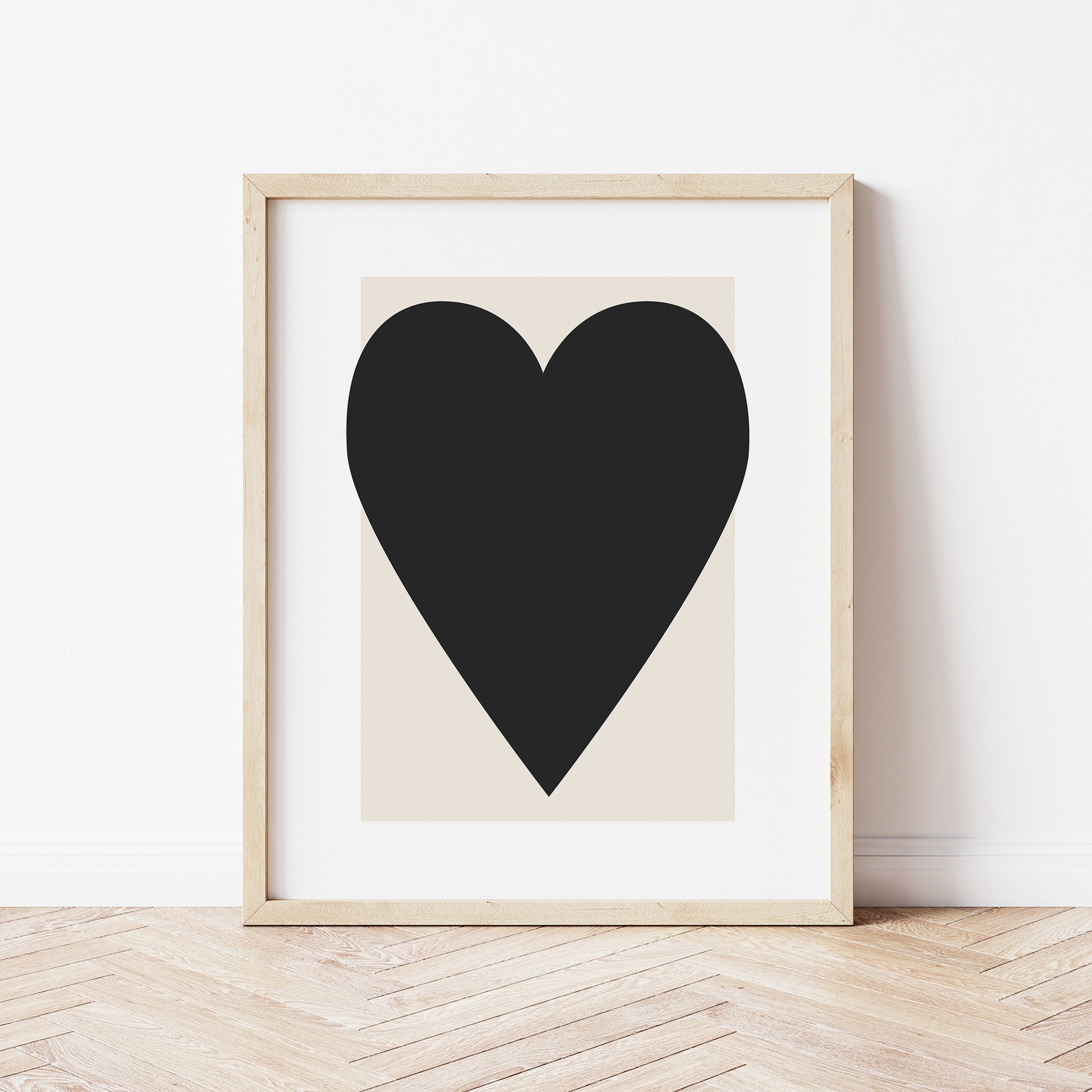 Black Heart Print - Image 3