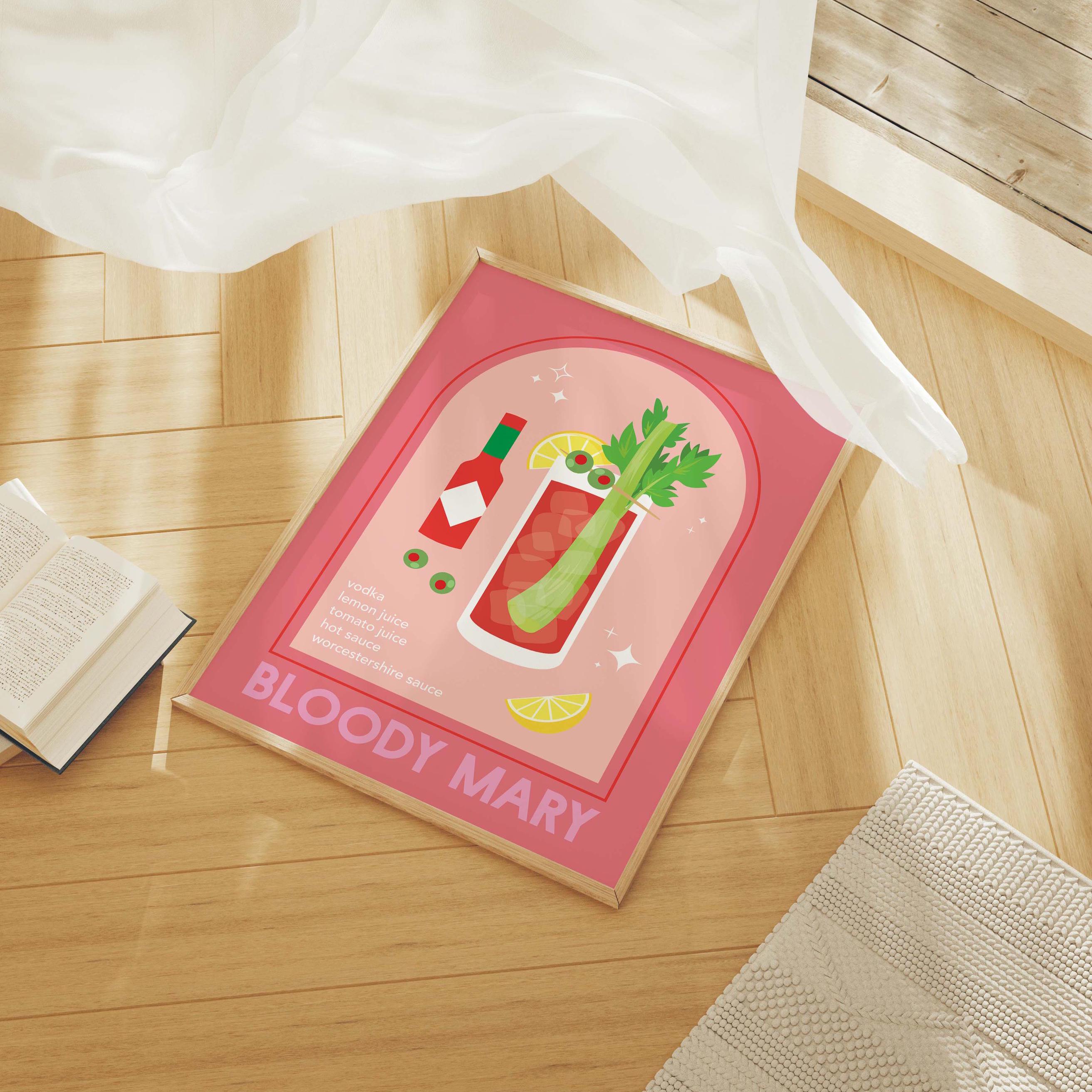 Bloody Mary Cocktail Print - Image 3