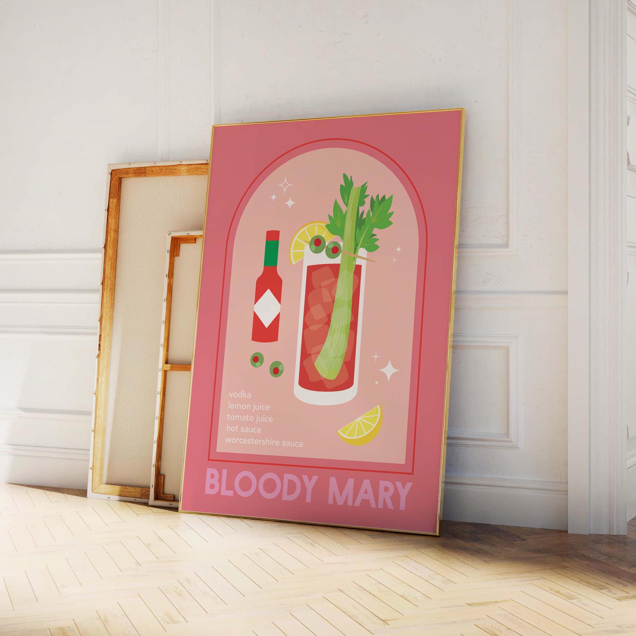 Bloody Mary Cocktail Print - Image 4