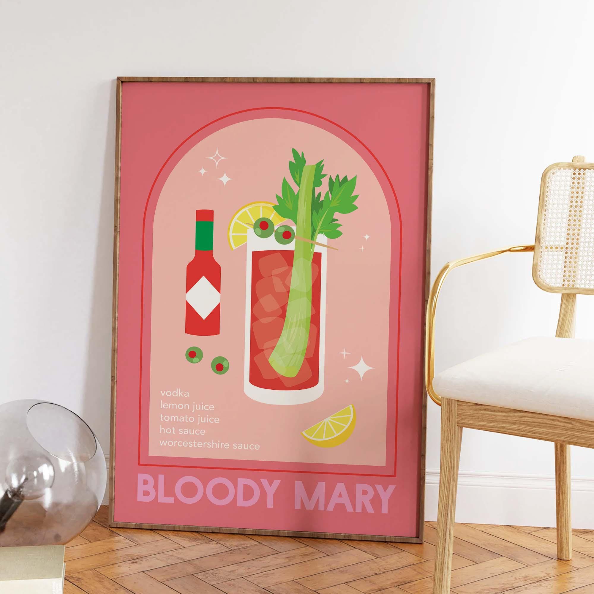 Bloody Mary Cocktail Print - Image 5