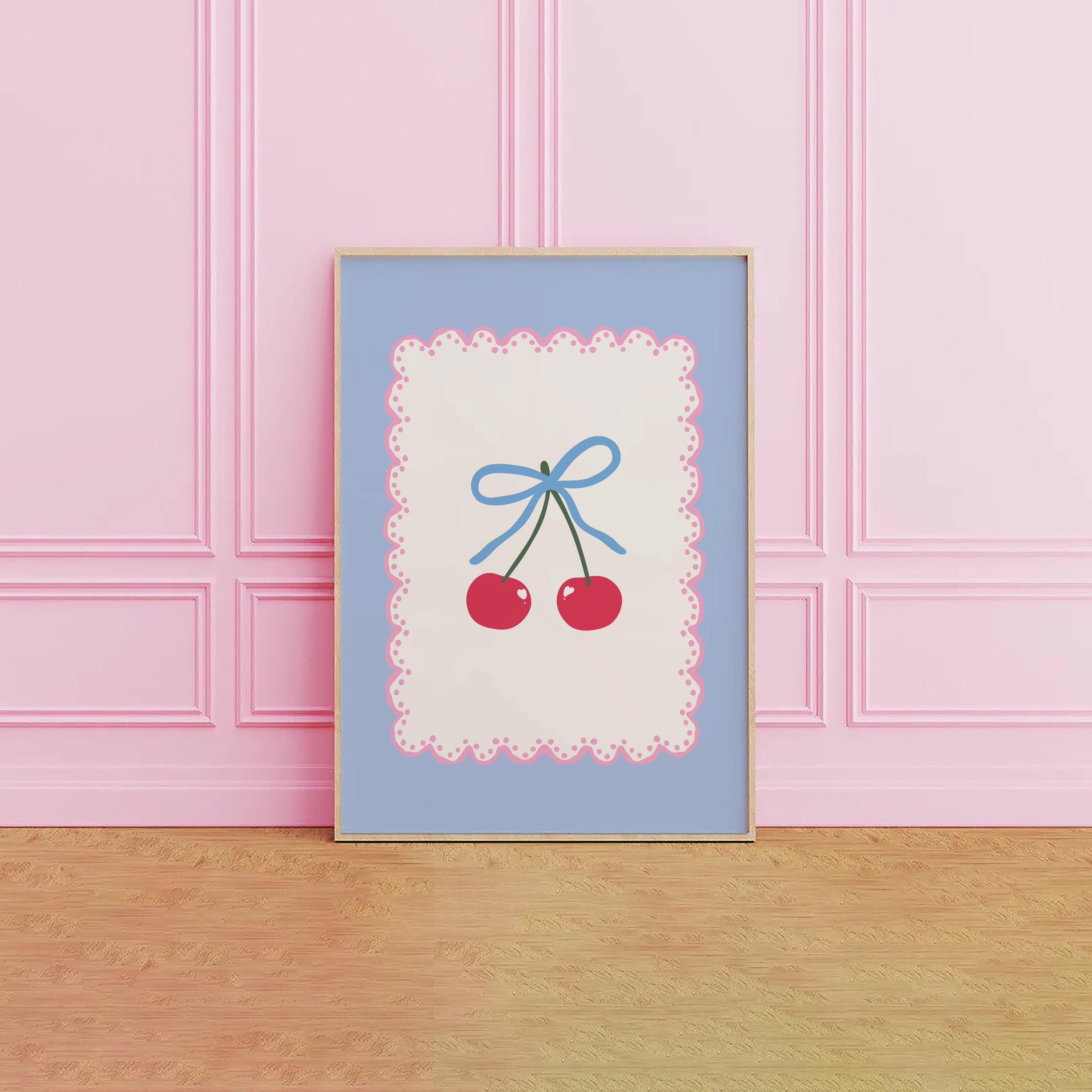 Blue Cherry Print - Image 3