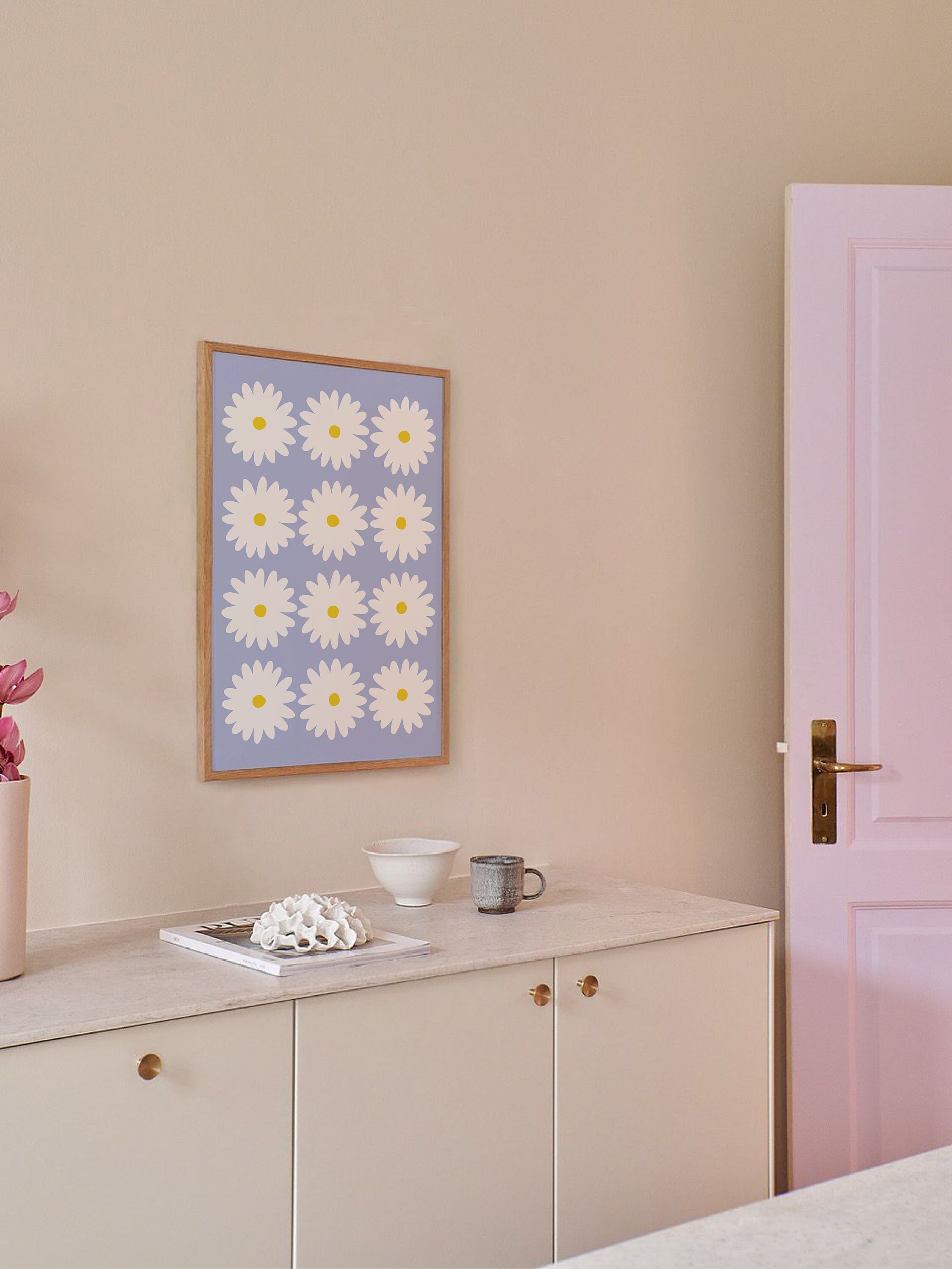 Blue Daisy Print - Image 2