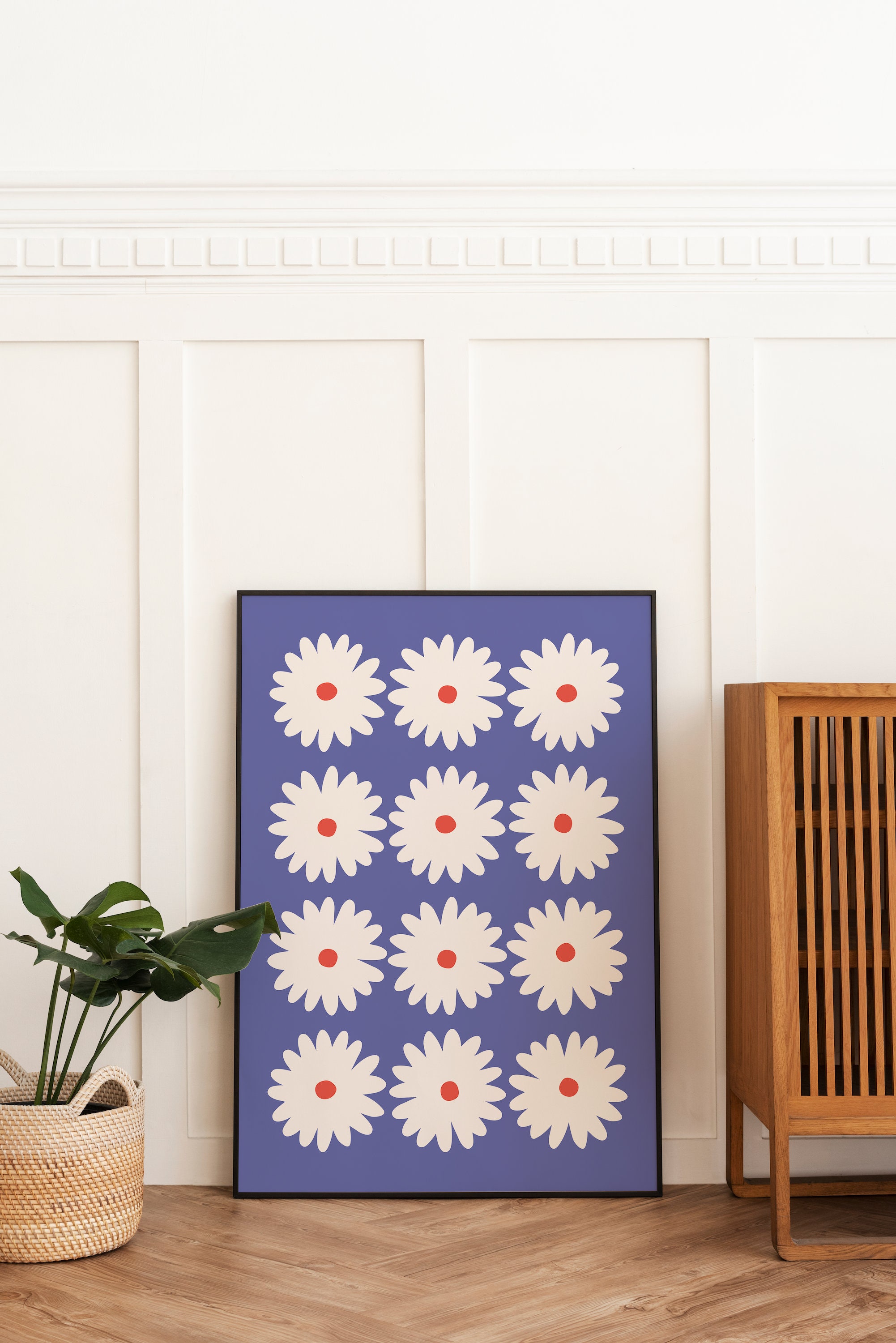 Blue Daisy Print - Image 5