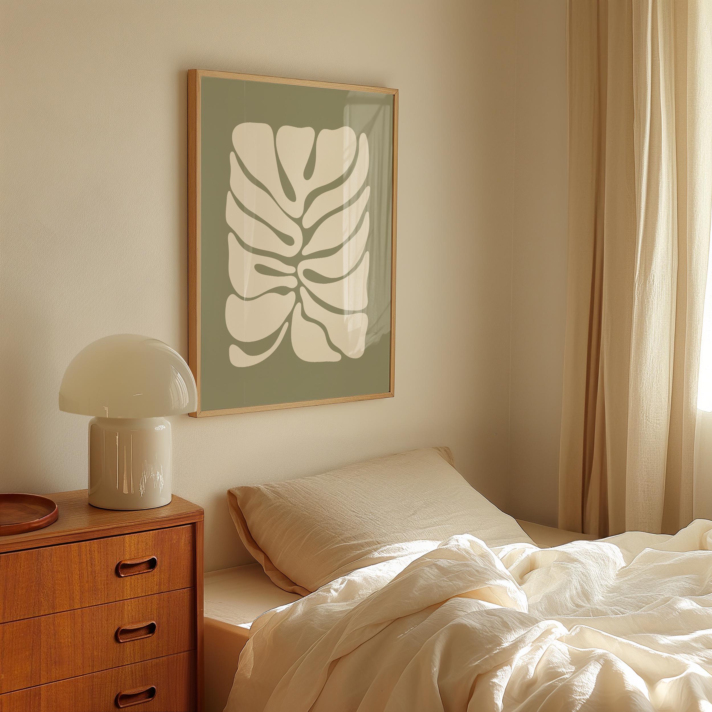 Boho Abstract Botanical Print - Image 3