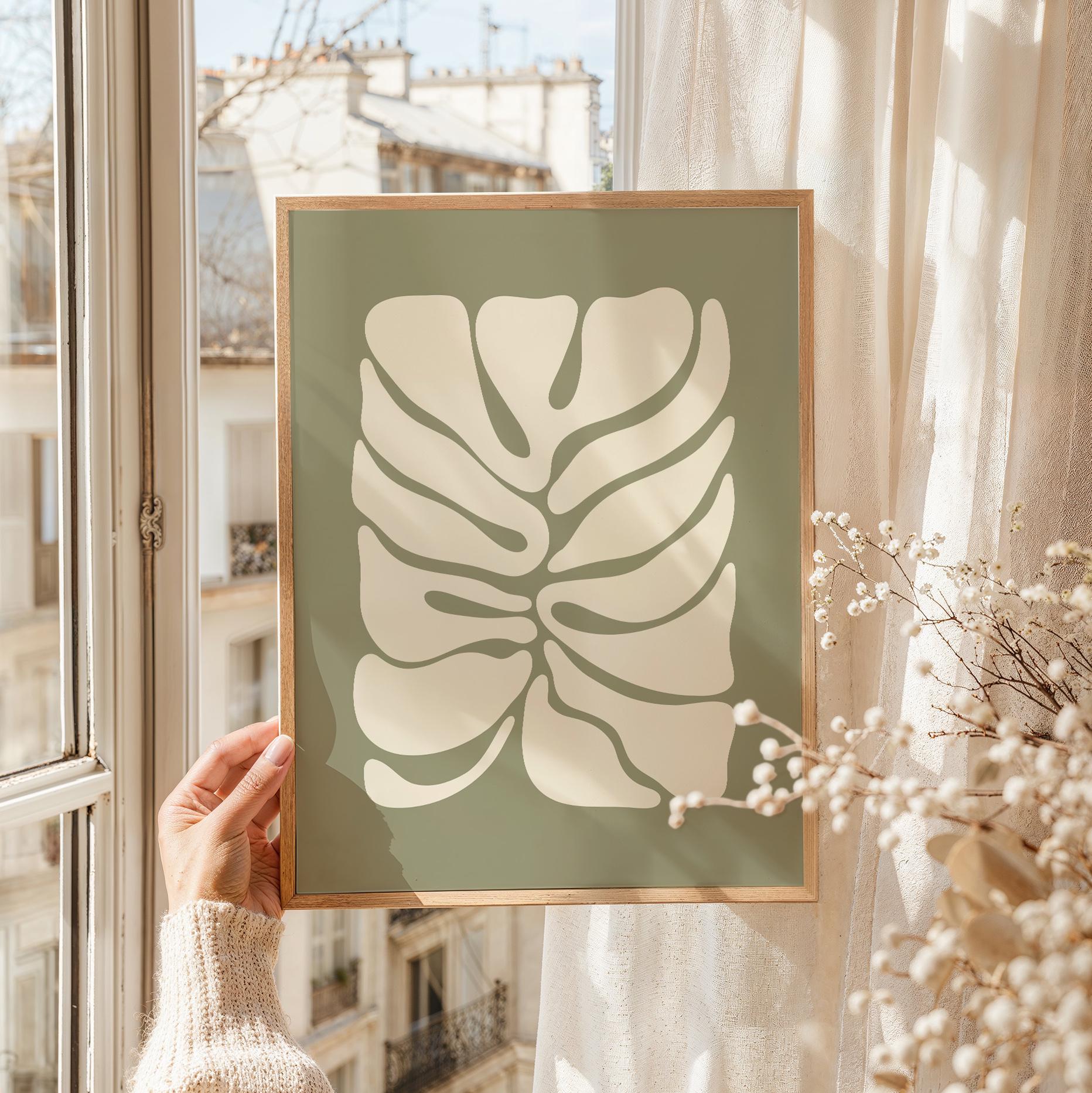 Boho Abstract Botanical Print - Image 4