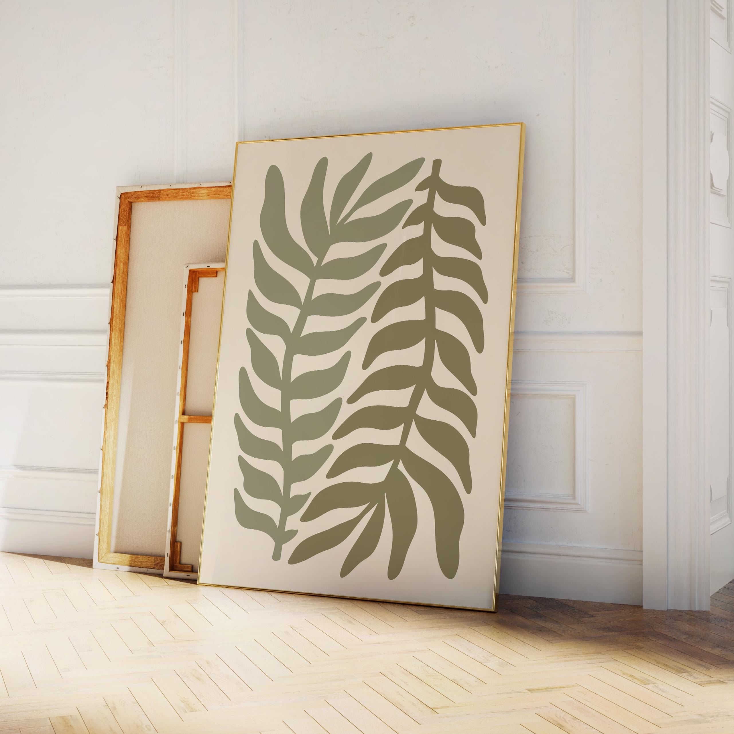 Boho Abstract Botanical Print - Image 2