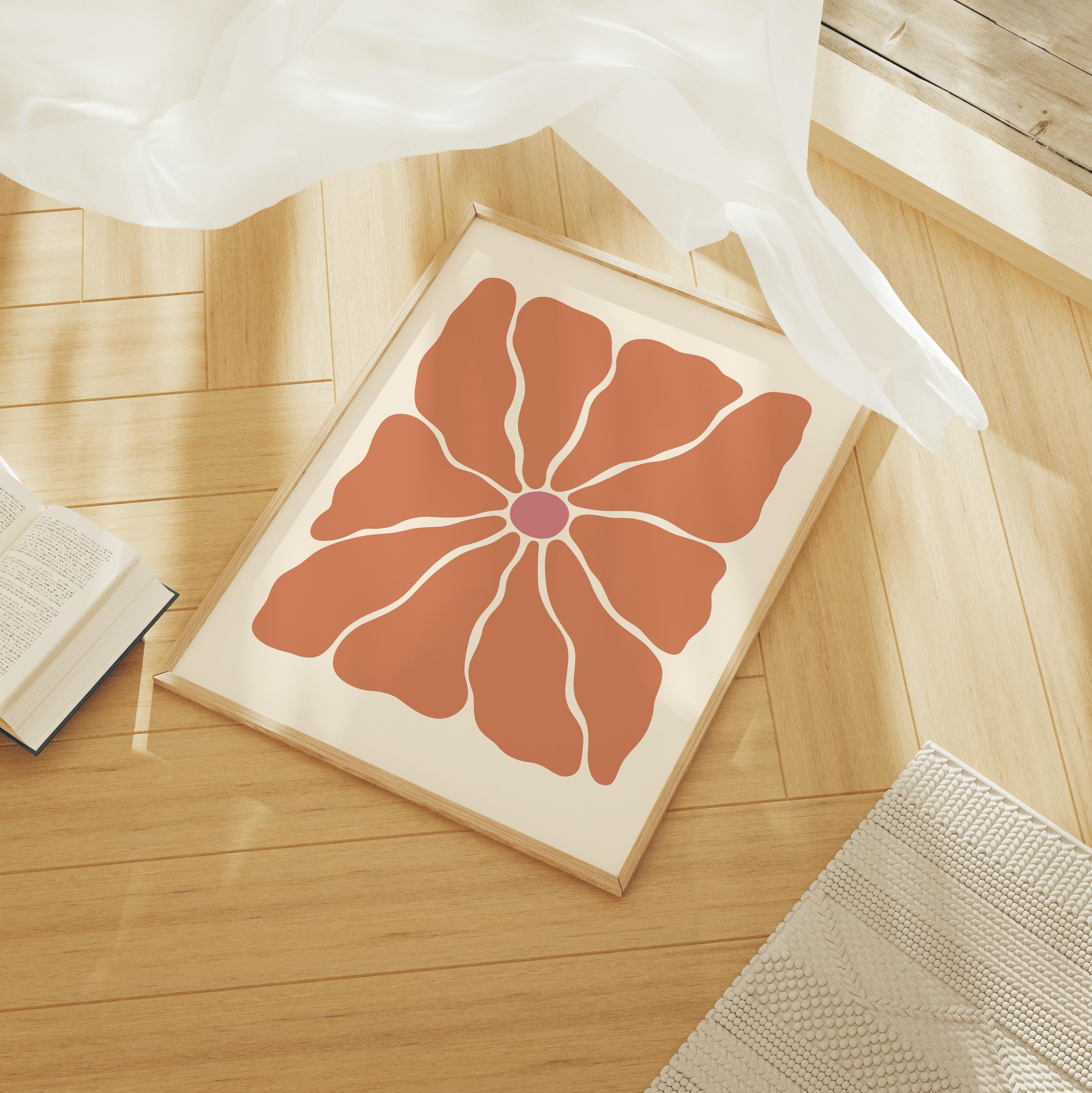 Boho Abstract Floral Print - Image 3