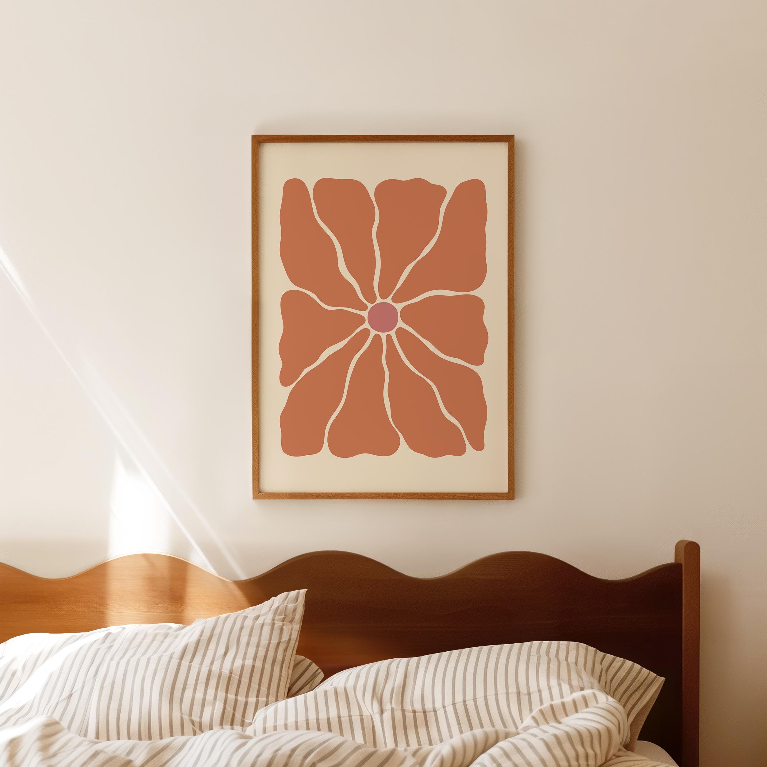Boho Abstract Floral Print - Image 4