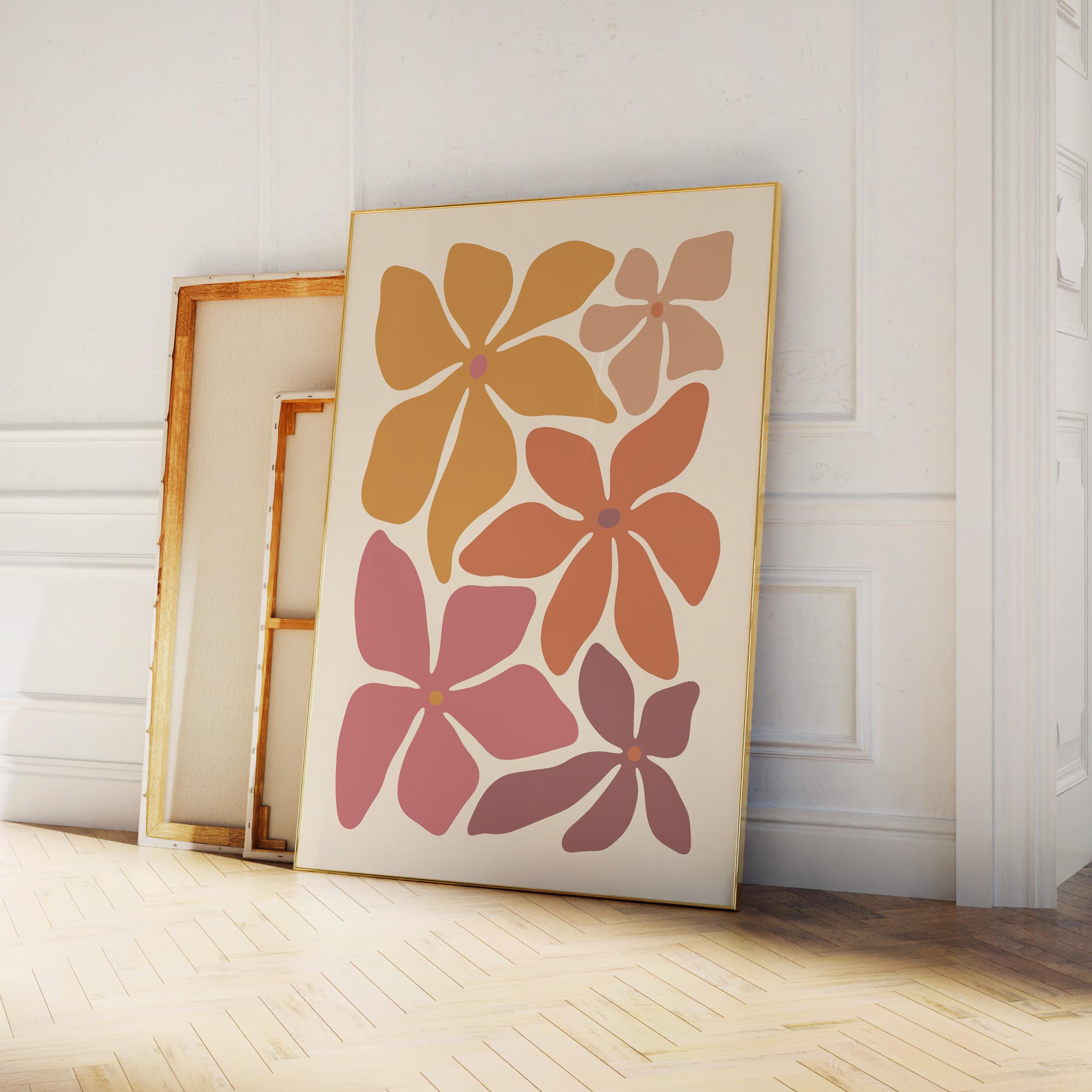 Boho Abstract Floral Print - Image 5