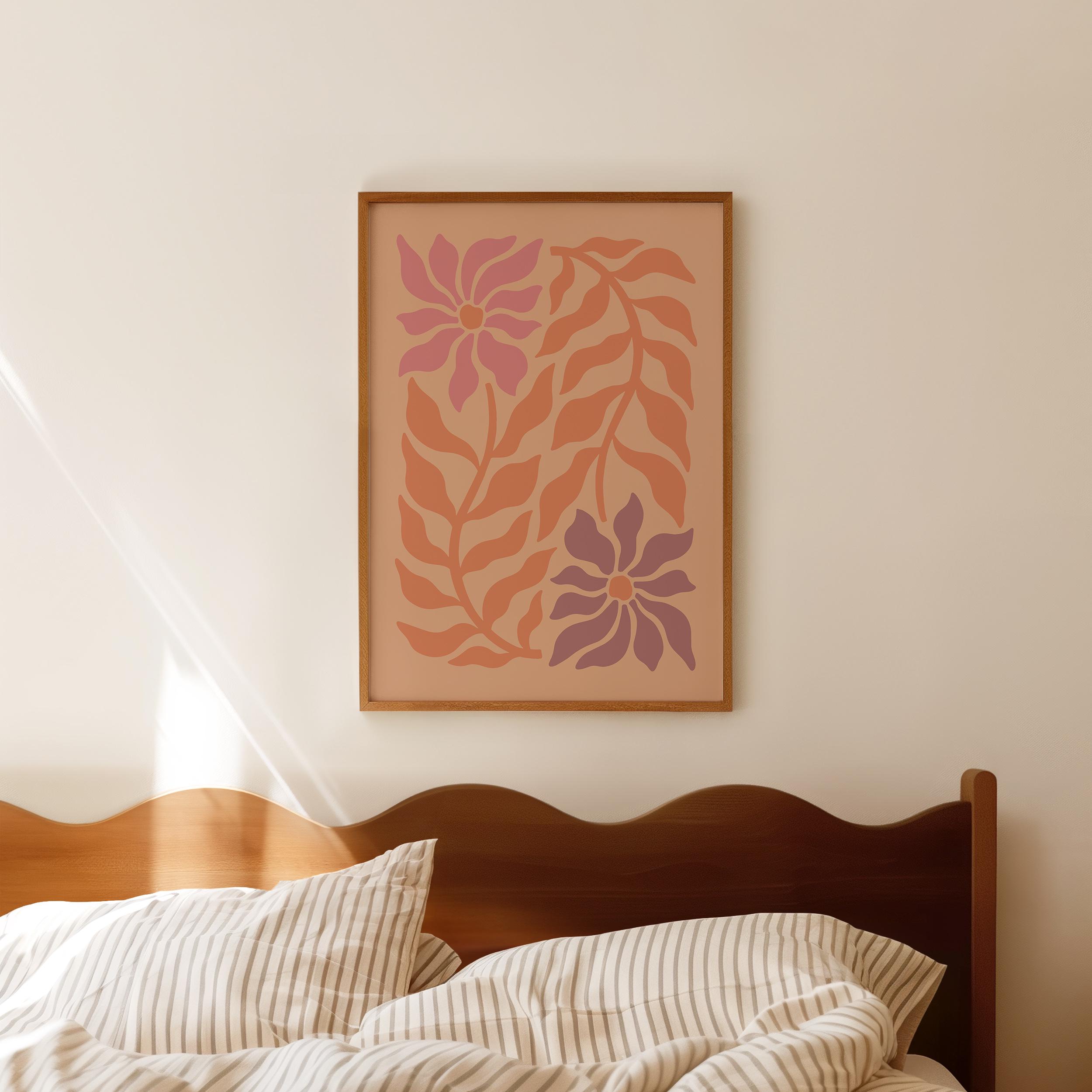Boho Abstract Floral Print - Image 5
