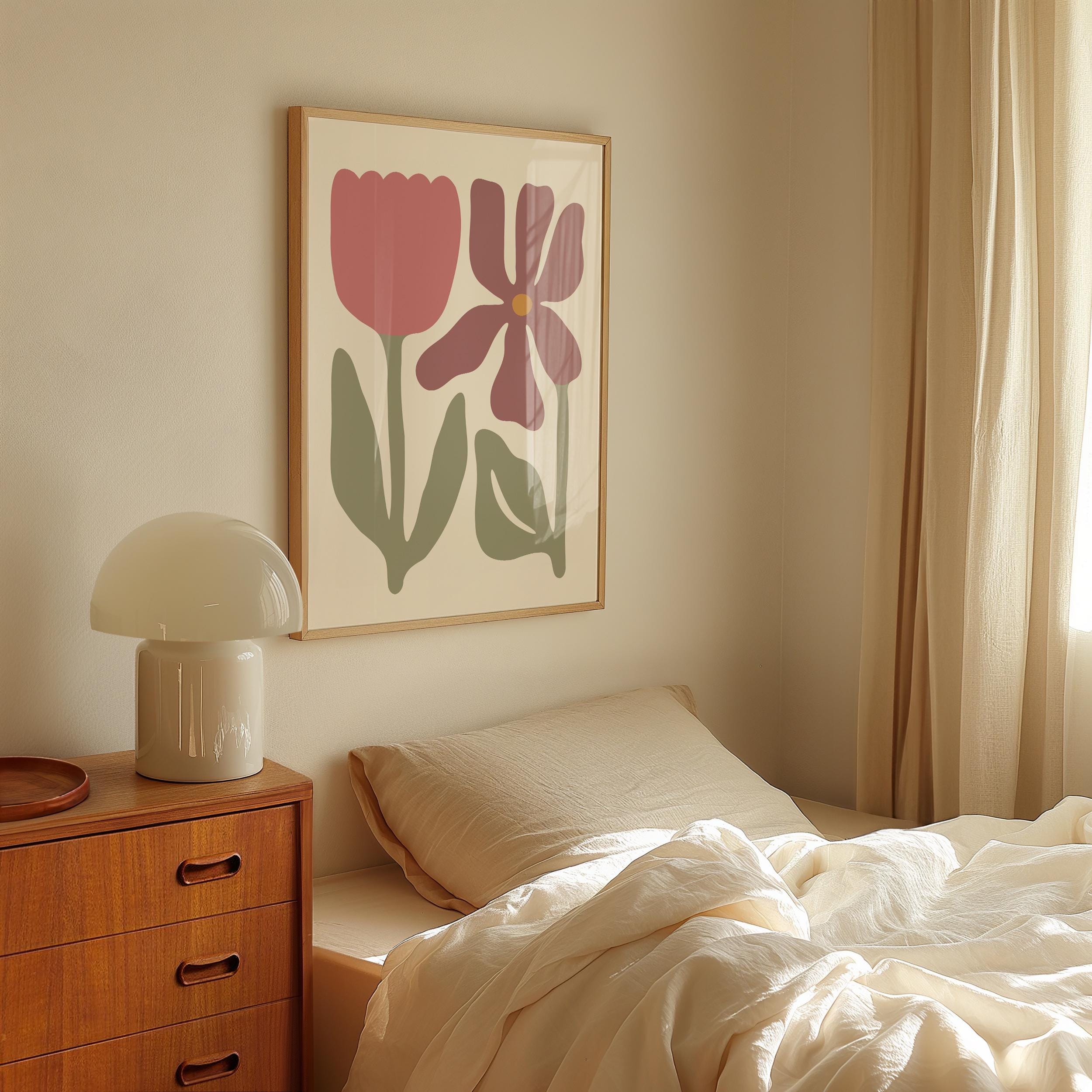 Boho Abstract Floral Print - Image 4