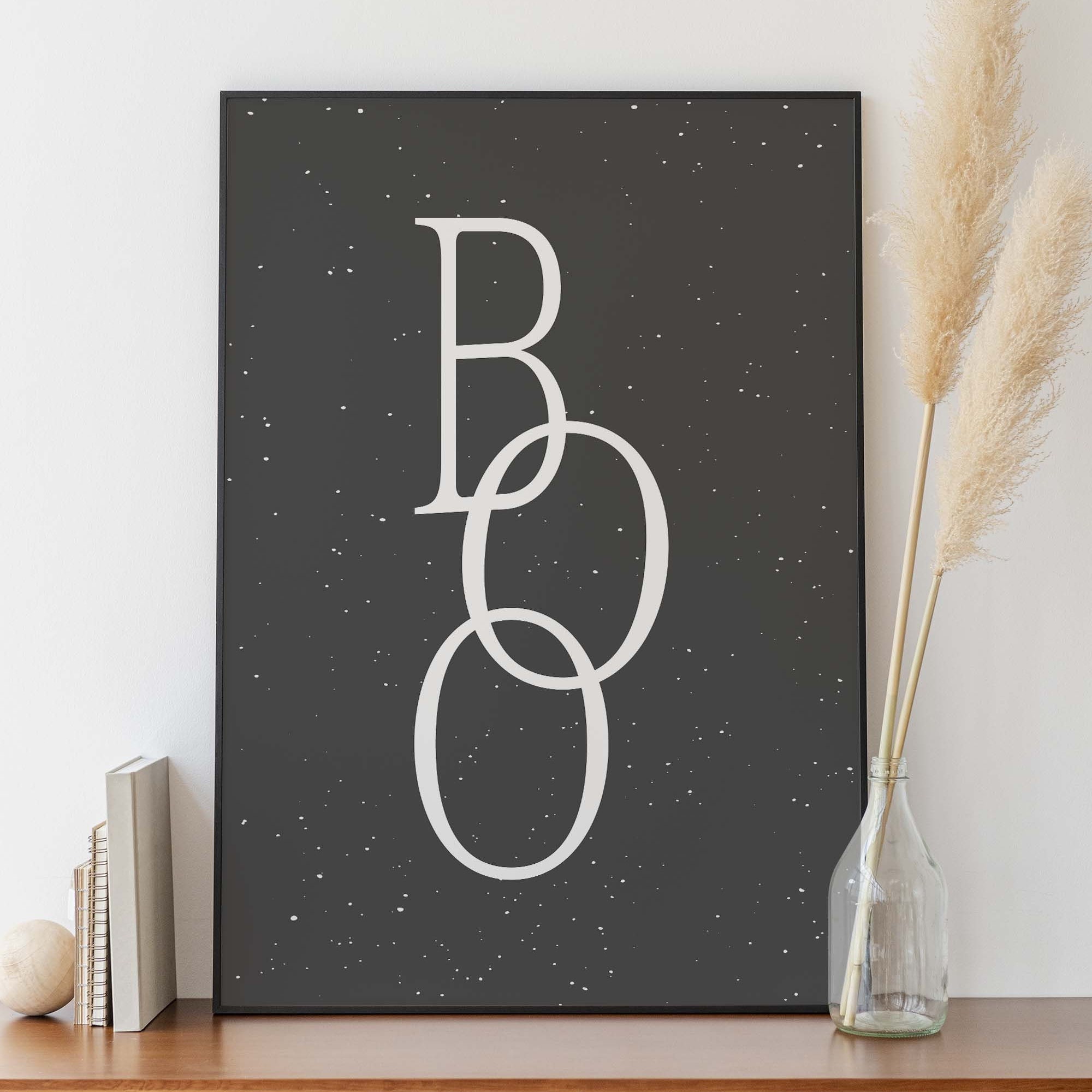 Boo Print