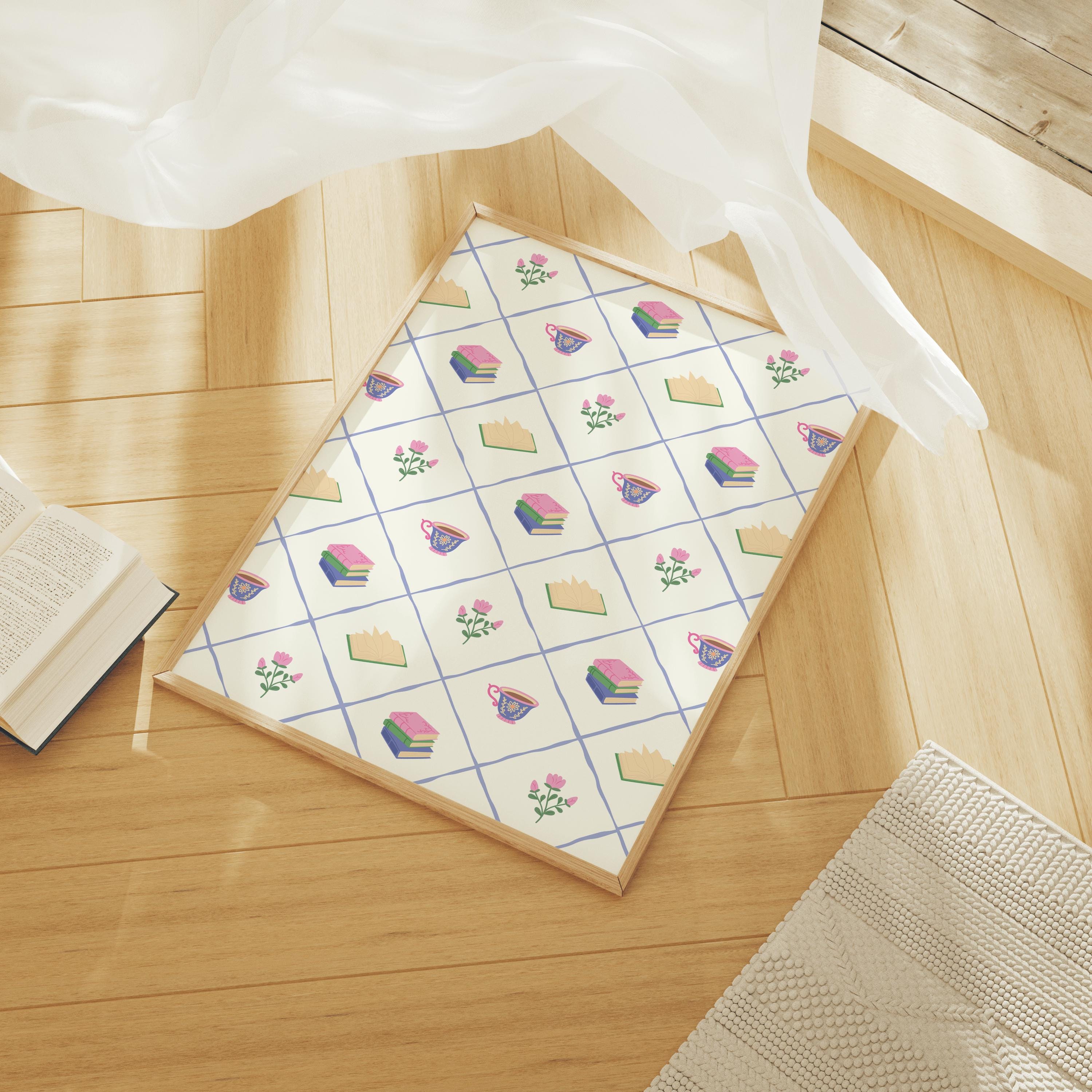 Bookish Pattern Print - Image 4