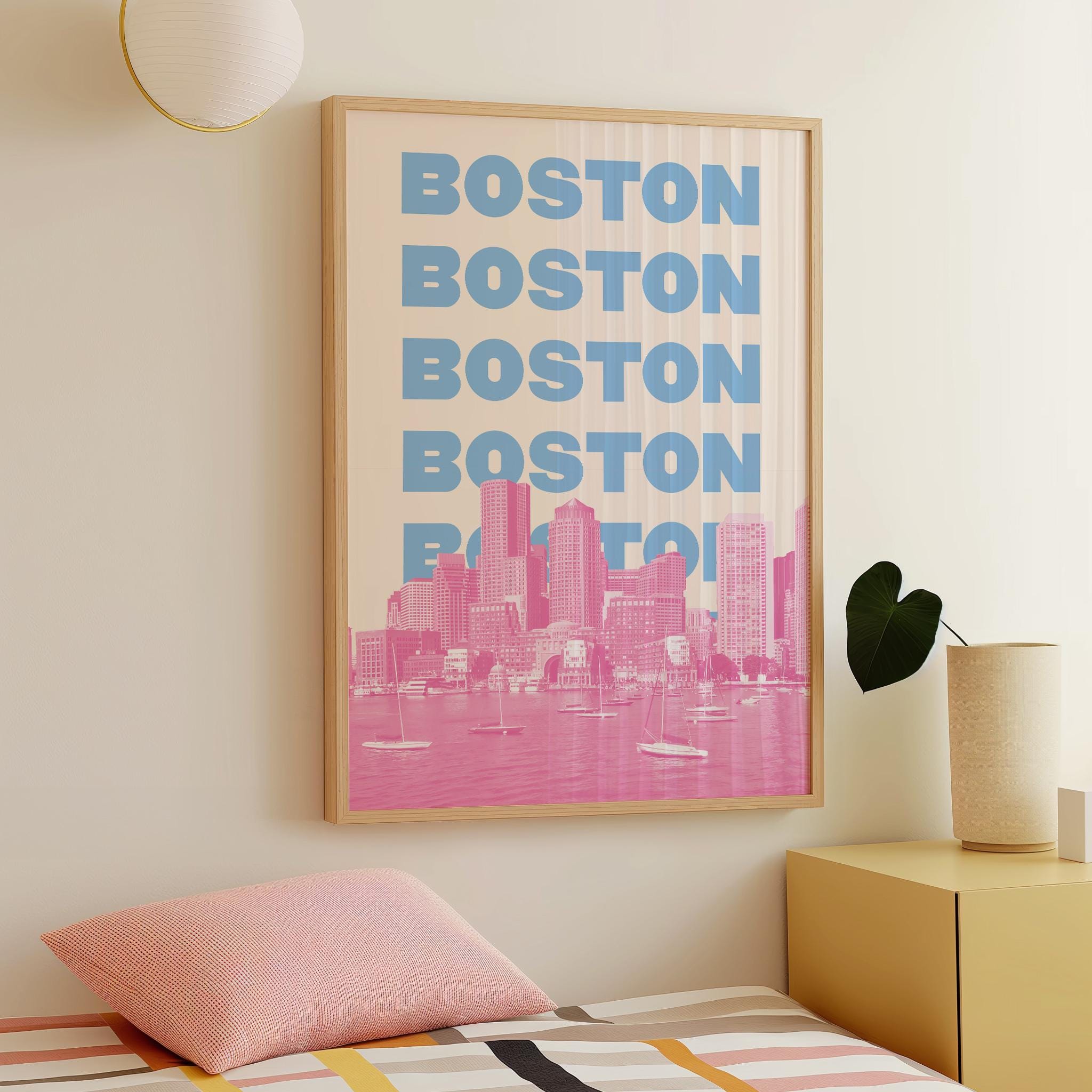 Boston Travel Print - Image 4