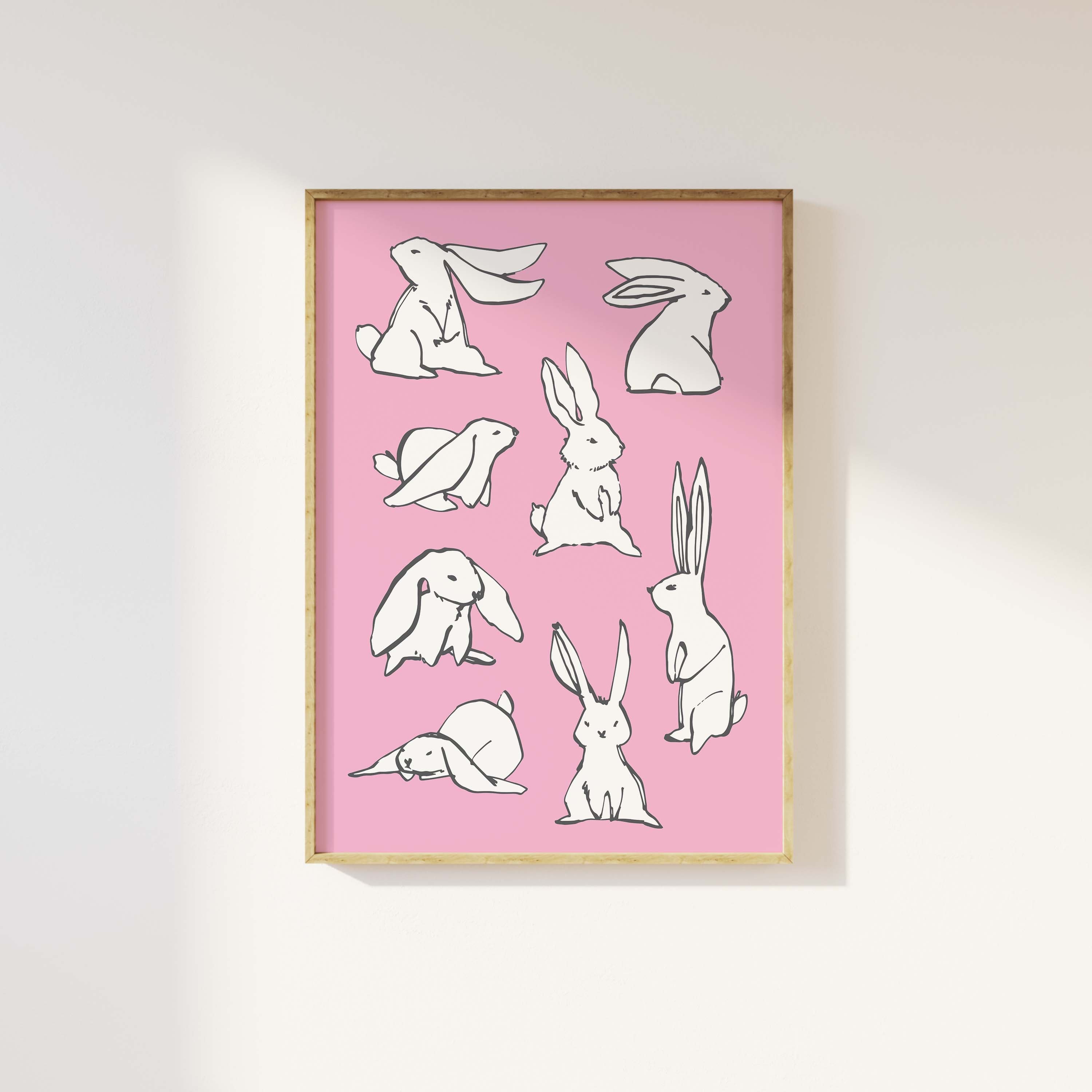 Bunnies Sketch Print - Image 3