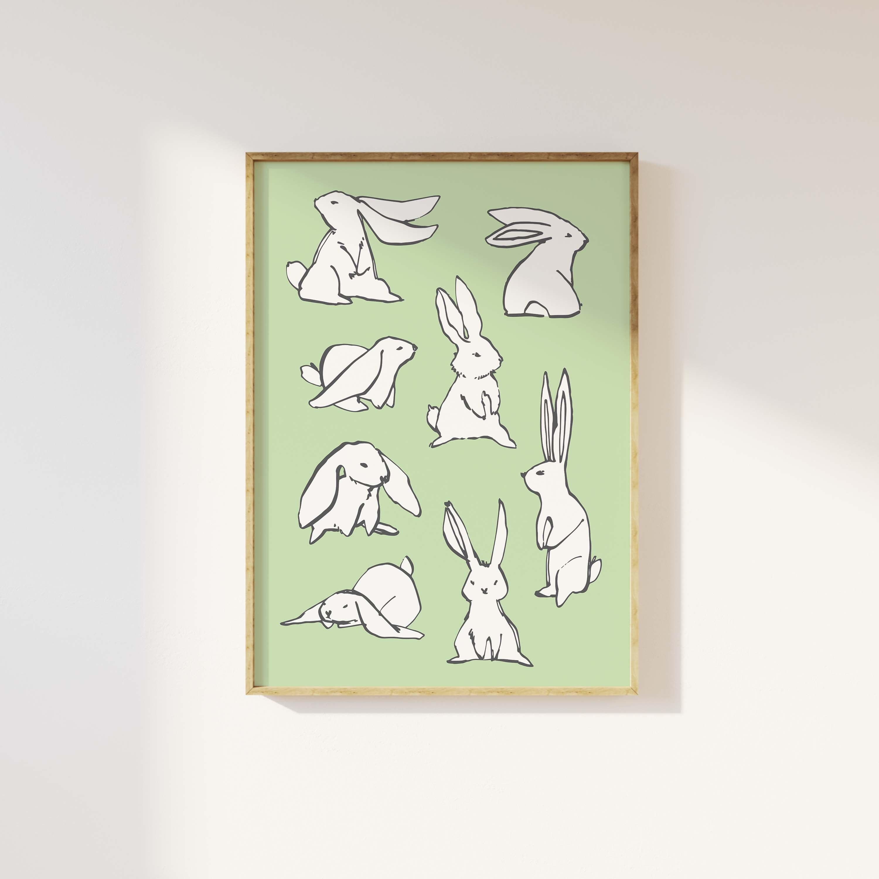 Bunnies Sketch Print - Image 3