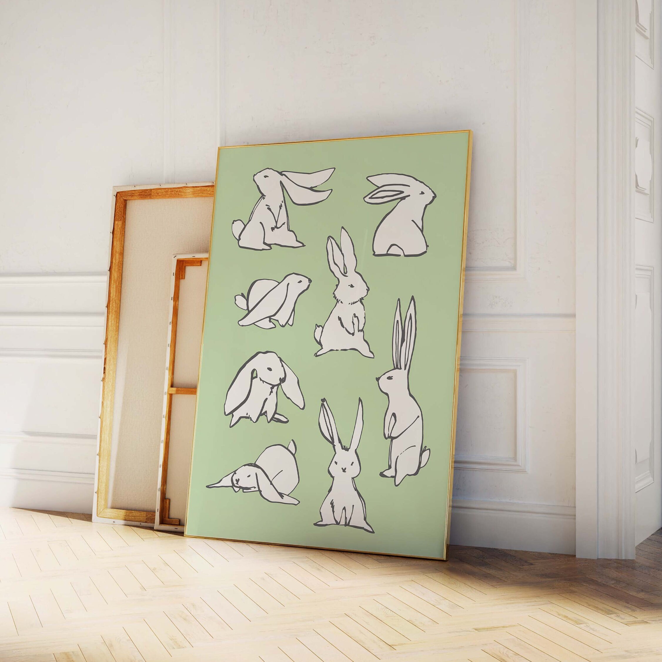Bunnies Sketch Print - Image 4