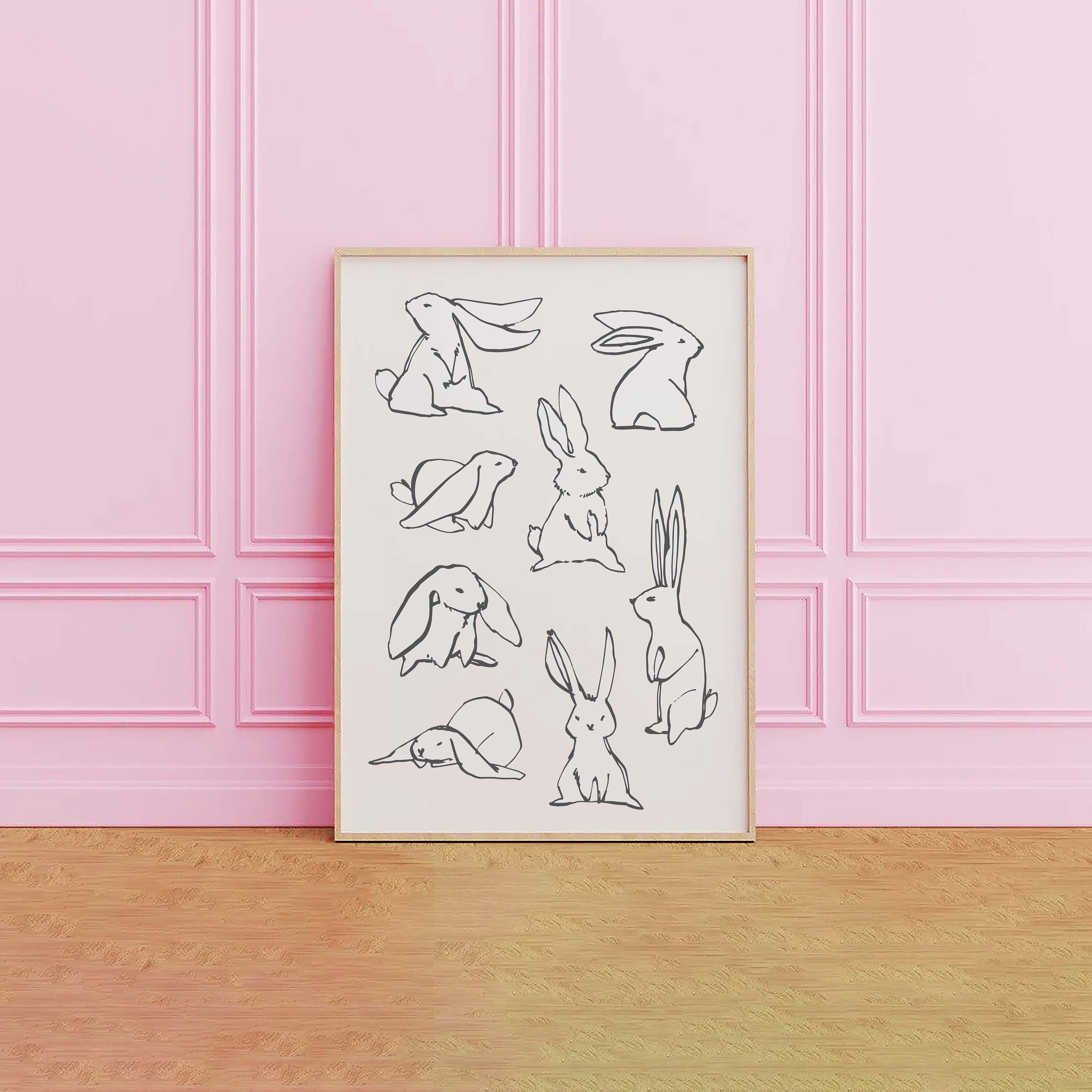 Bunnies Sketch Print - Image 3