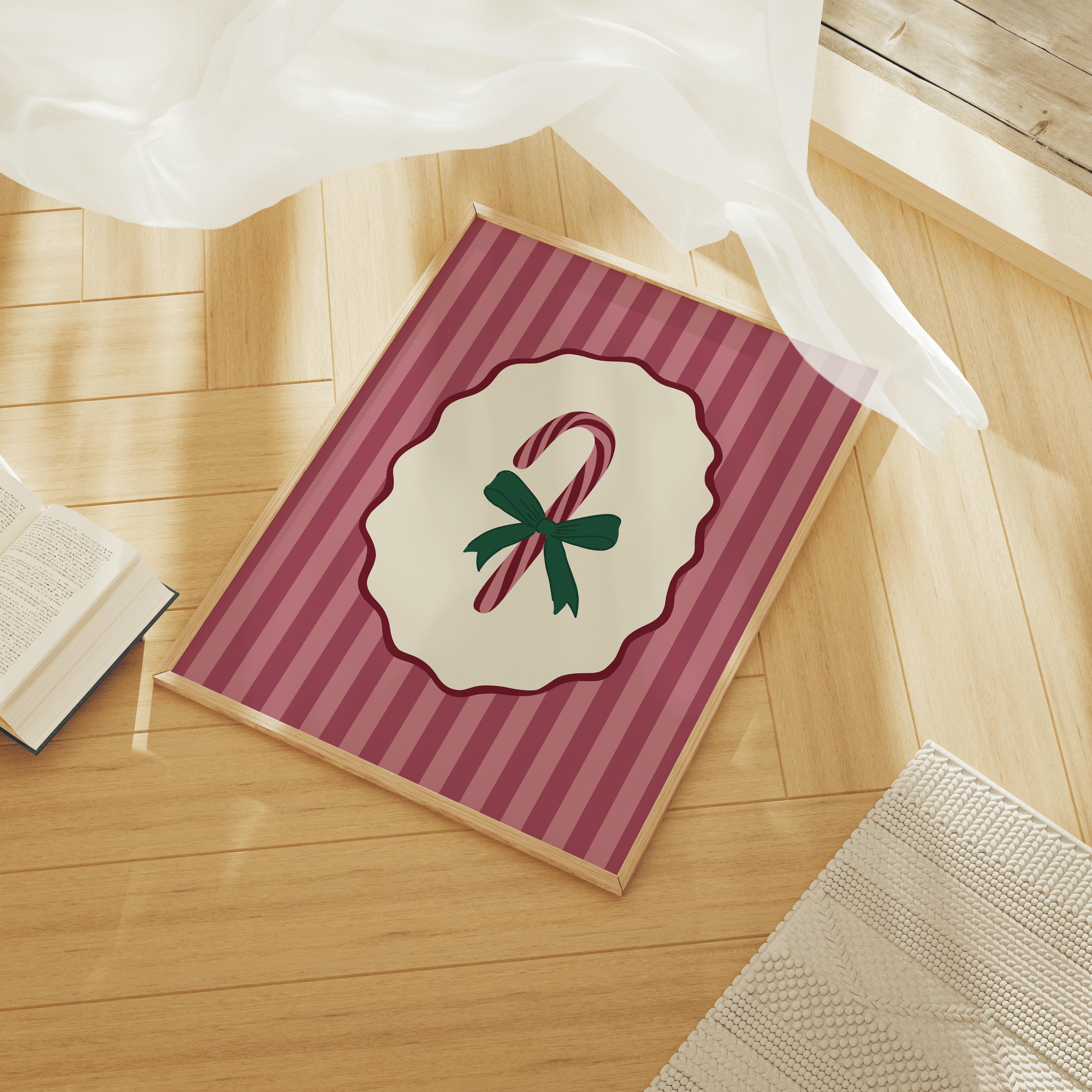 Candy Cane Christmas Print - Image 3
