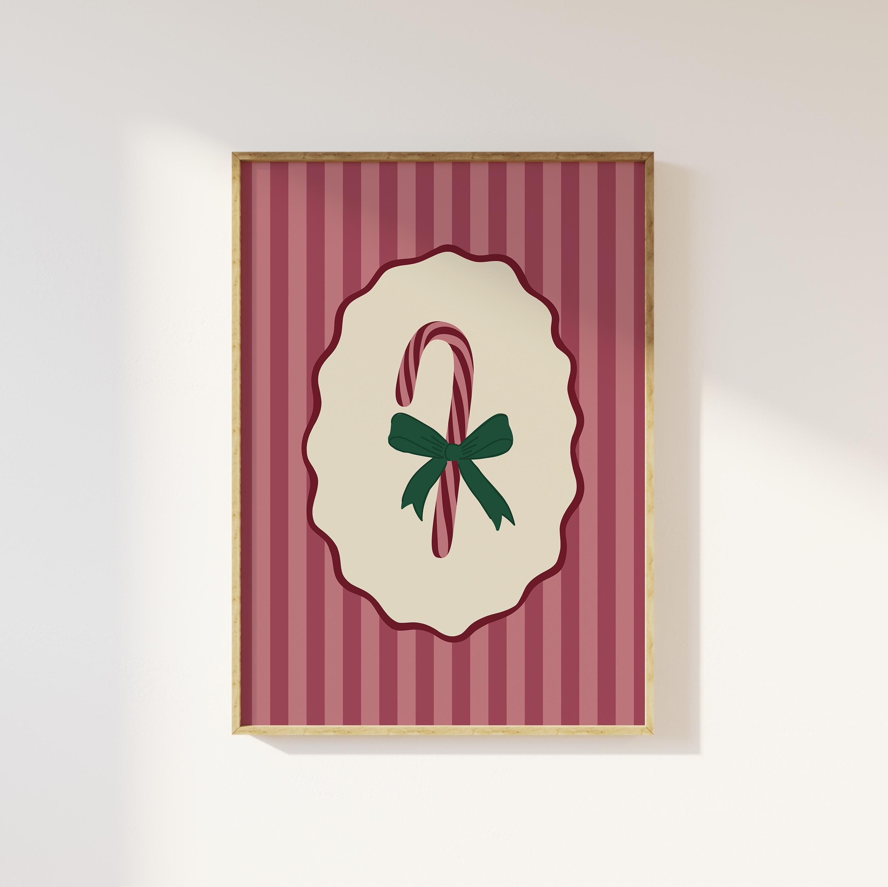 Candy Cane Christmas Print - Image 4