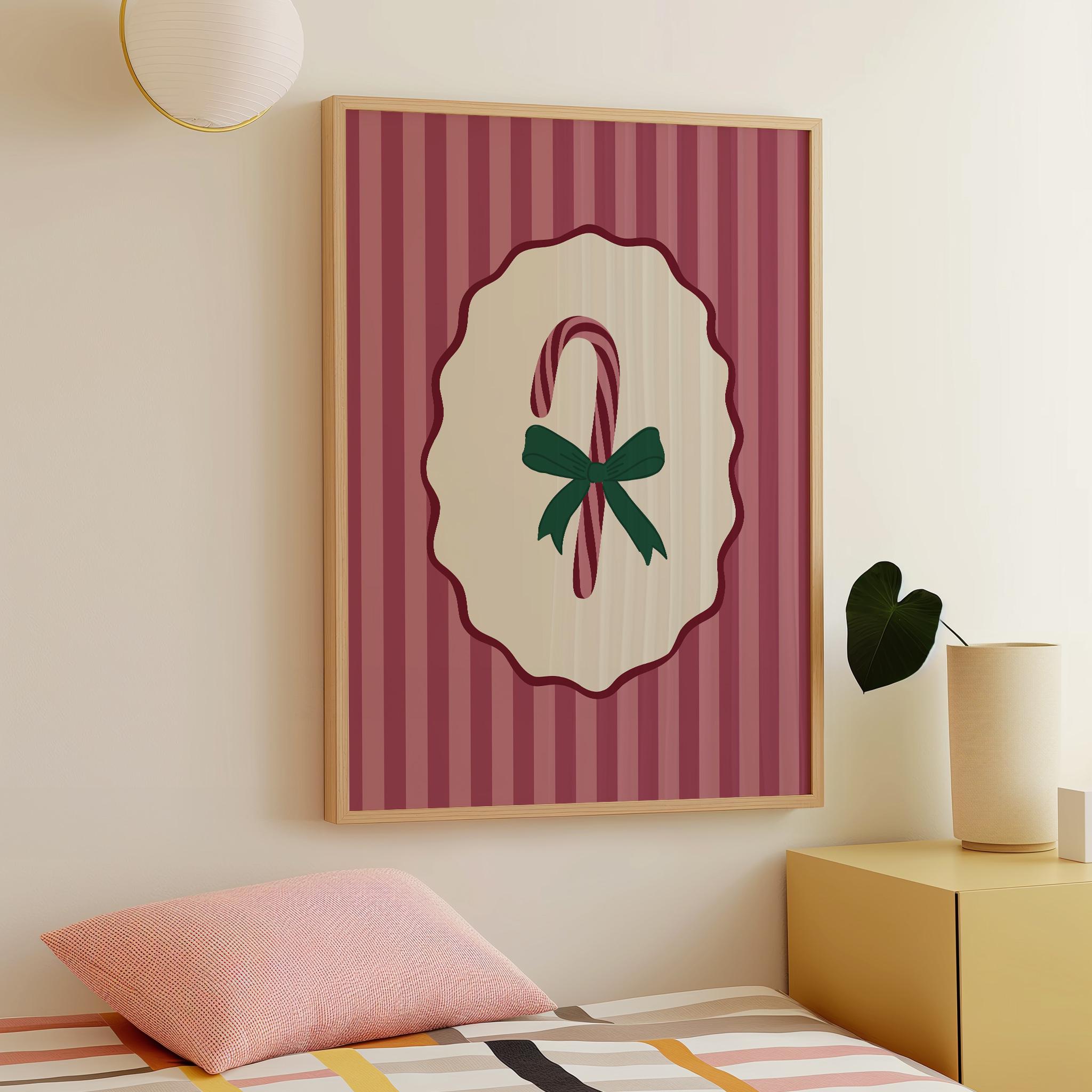 Candy Cane Christmas Print - Image 5