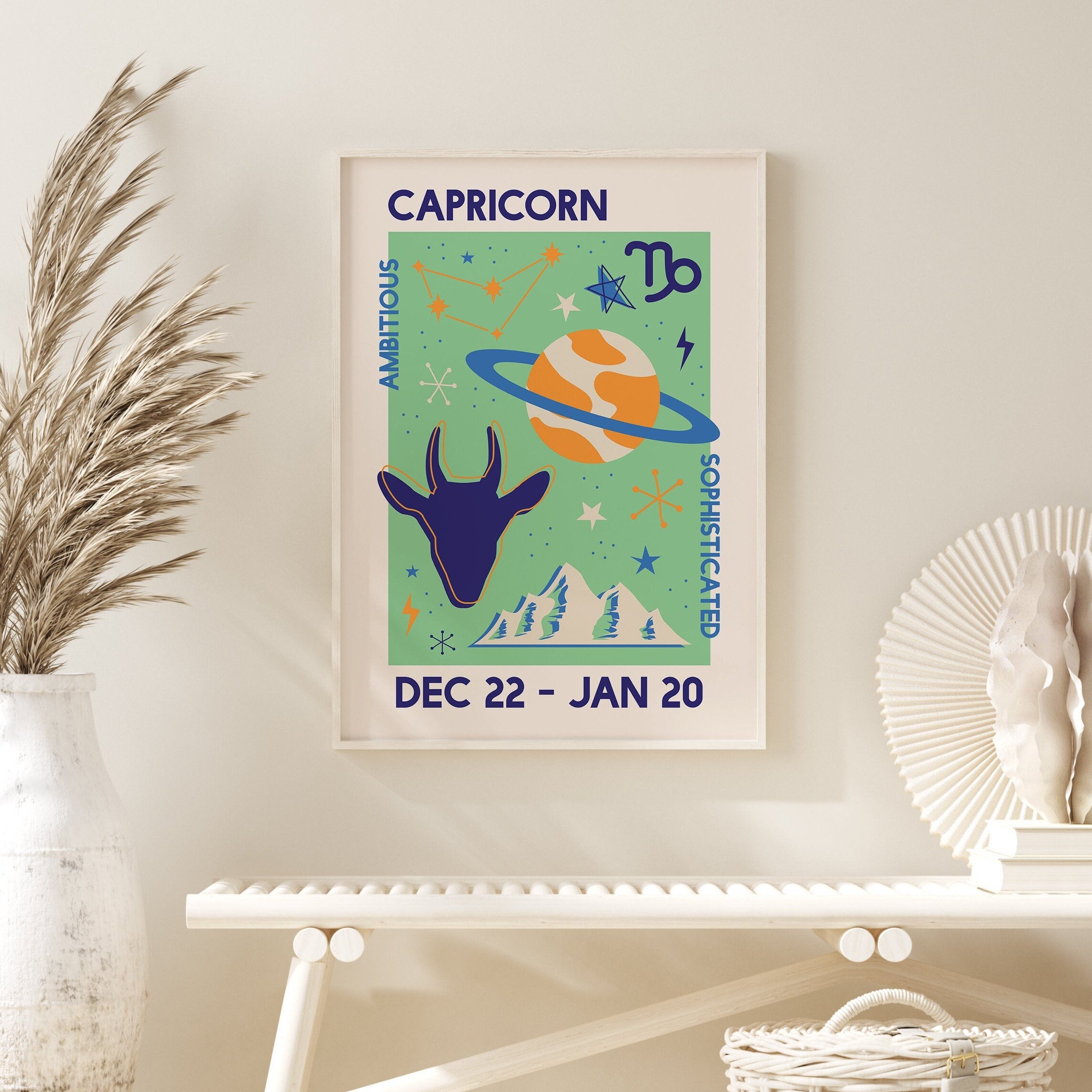 Capricorn Zodiac Print - Image 2