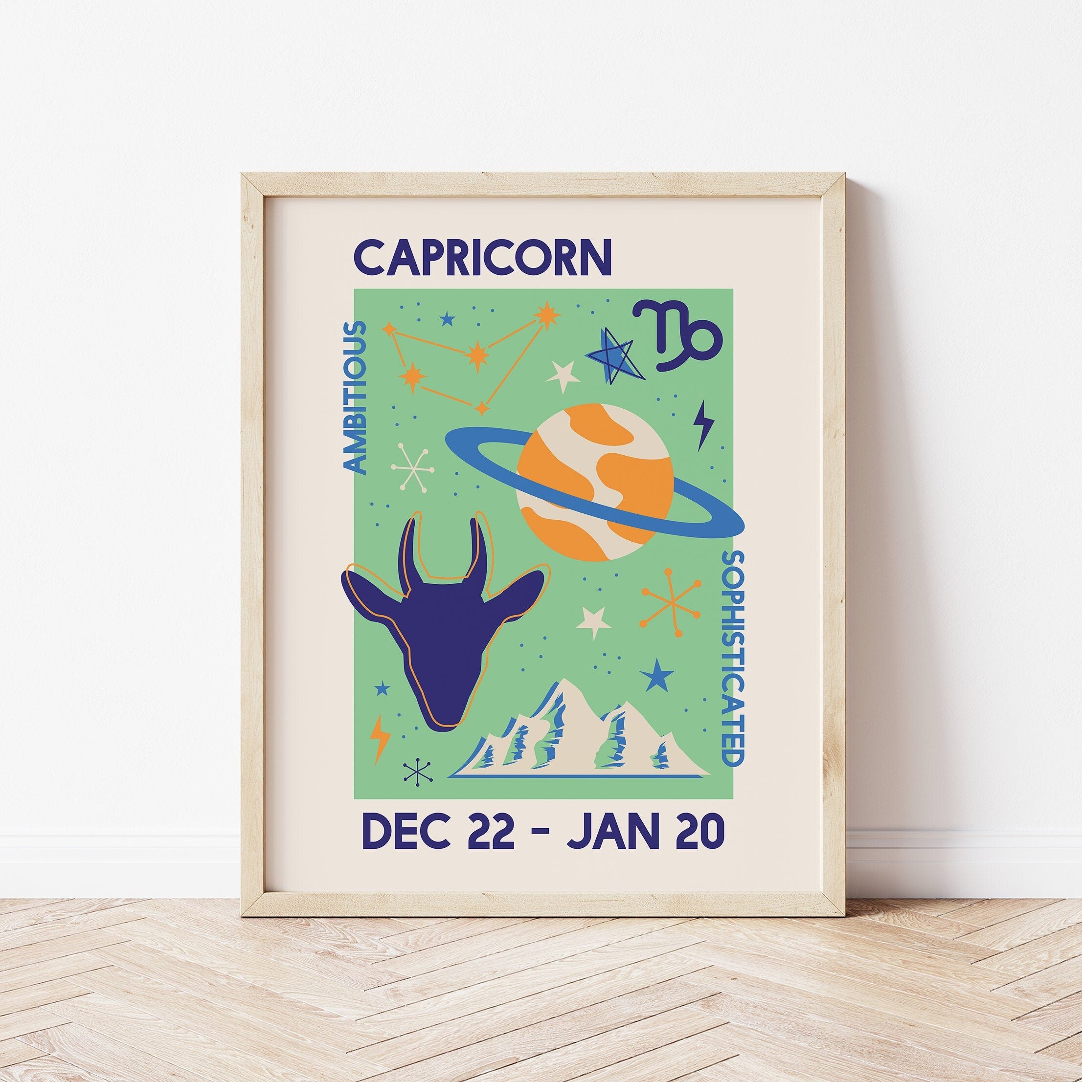 Capricorn Zodiac Print - Image 3