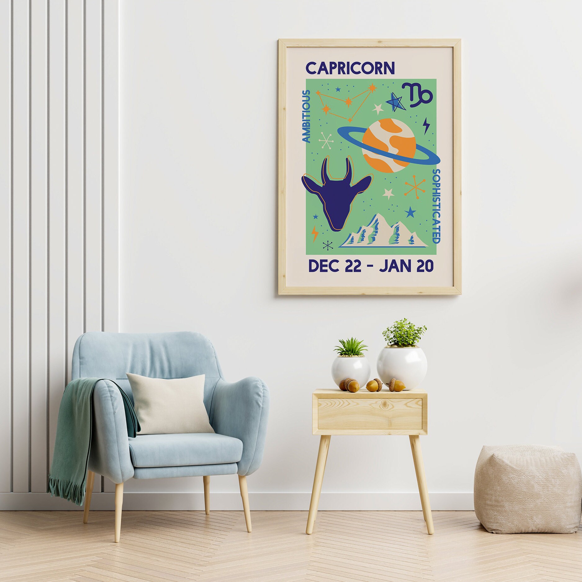 Capricorn Zodiac Print - Image 5