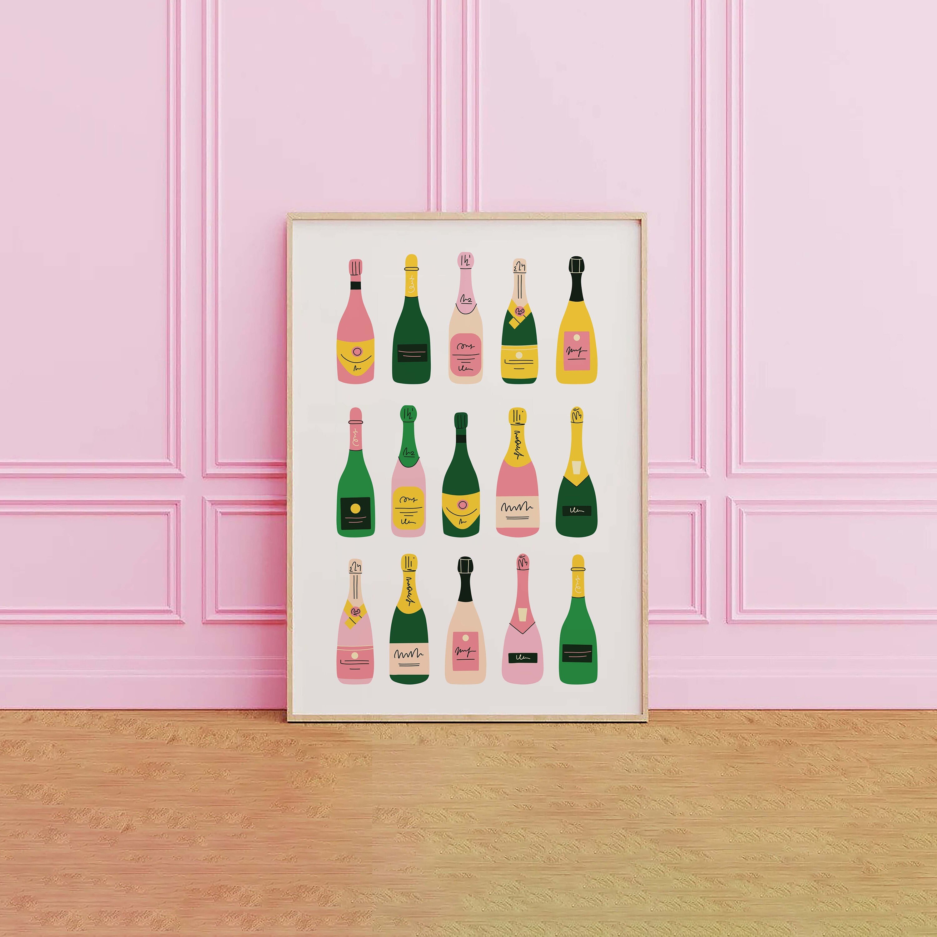 Champagne Bottles Print - Image 2