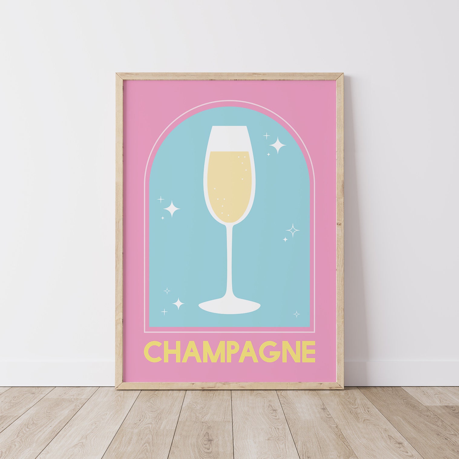 Champagne Cocktail Print - Image 5