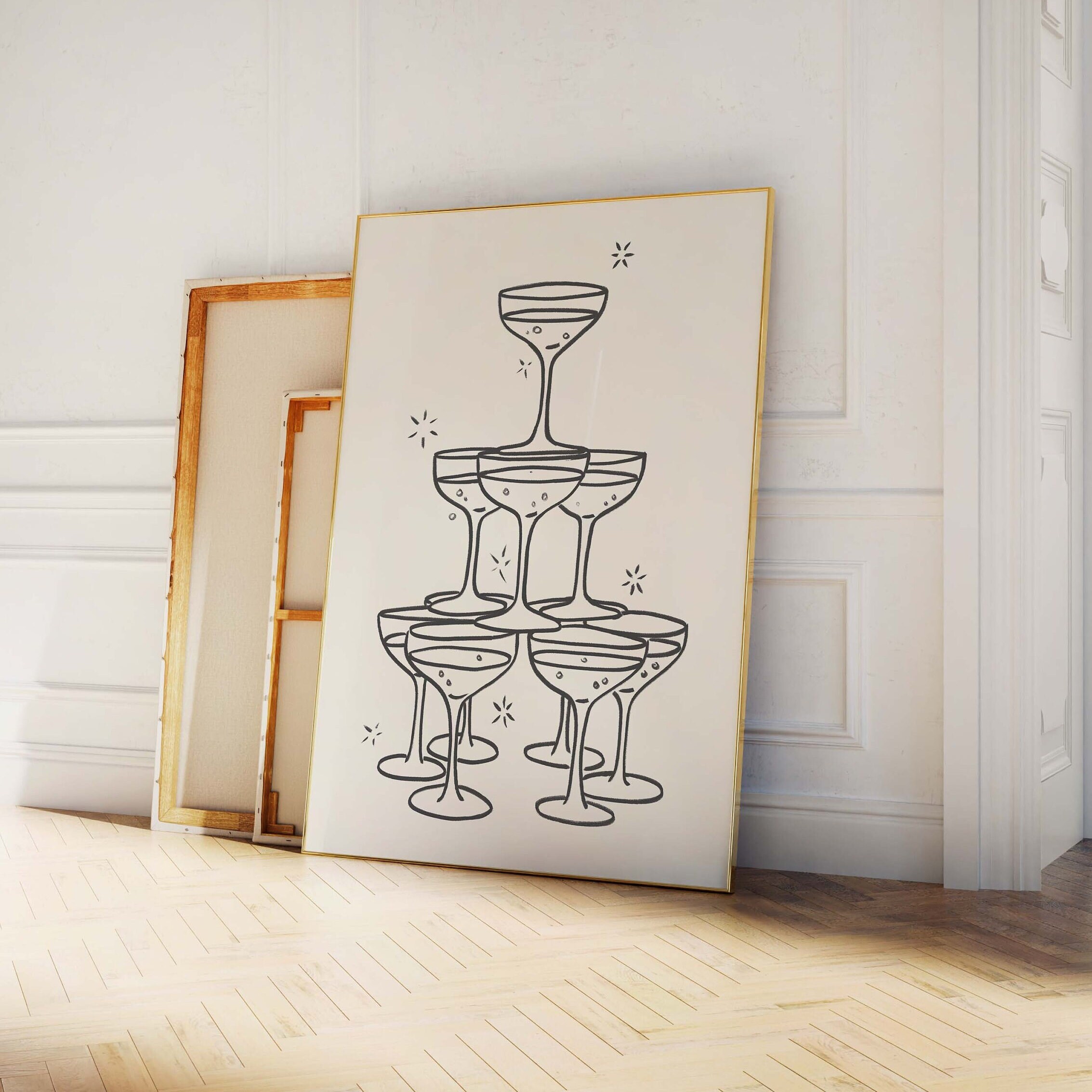 Champagne Tower Print - Image 2