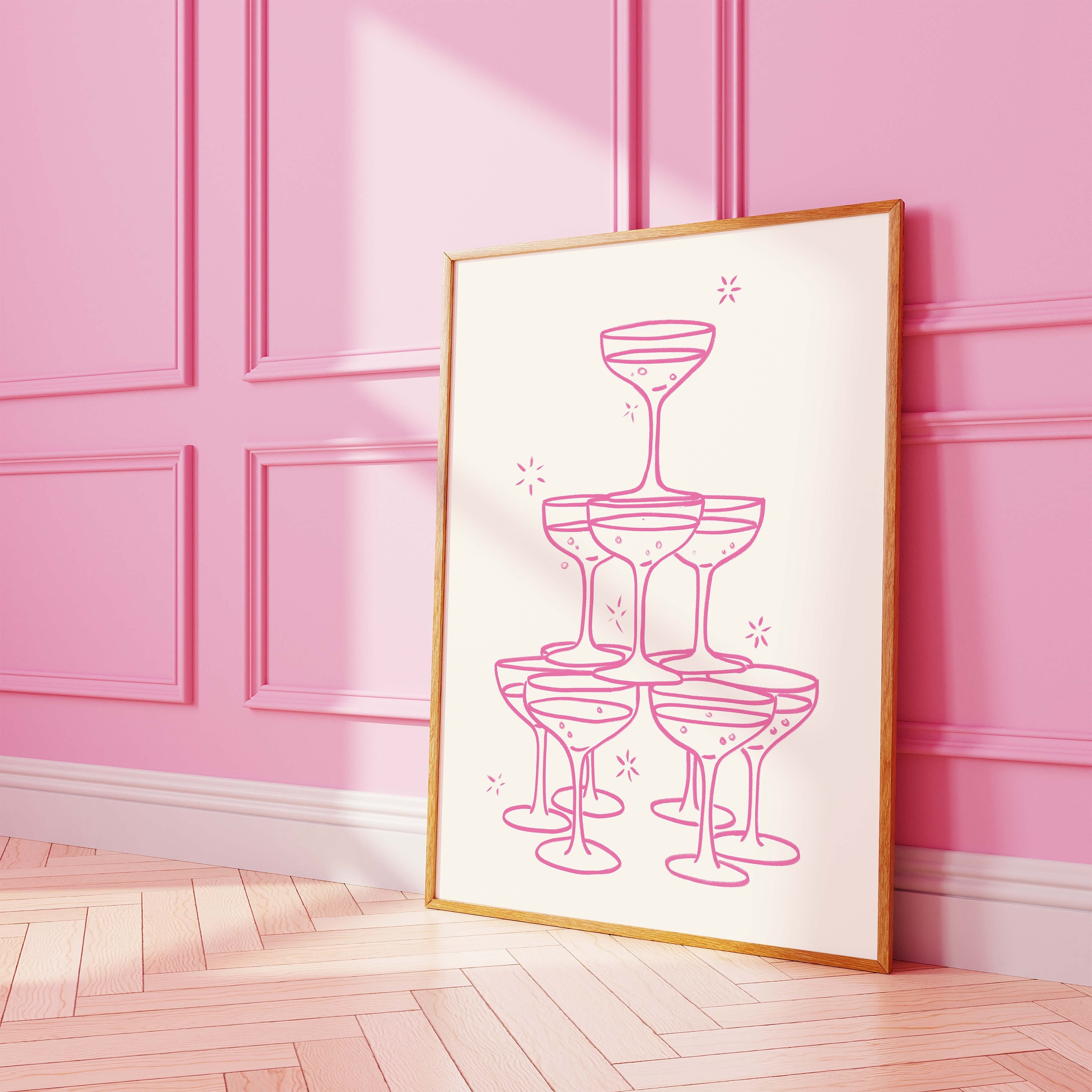 Champagne Tower Print - Image 2