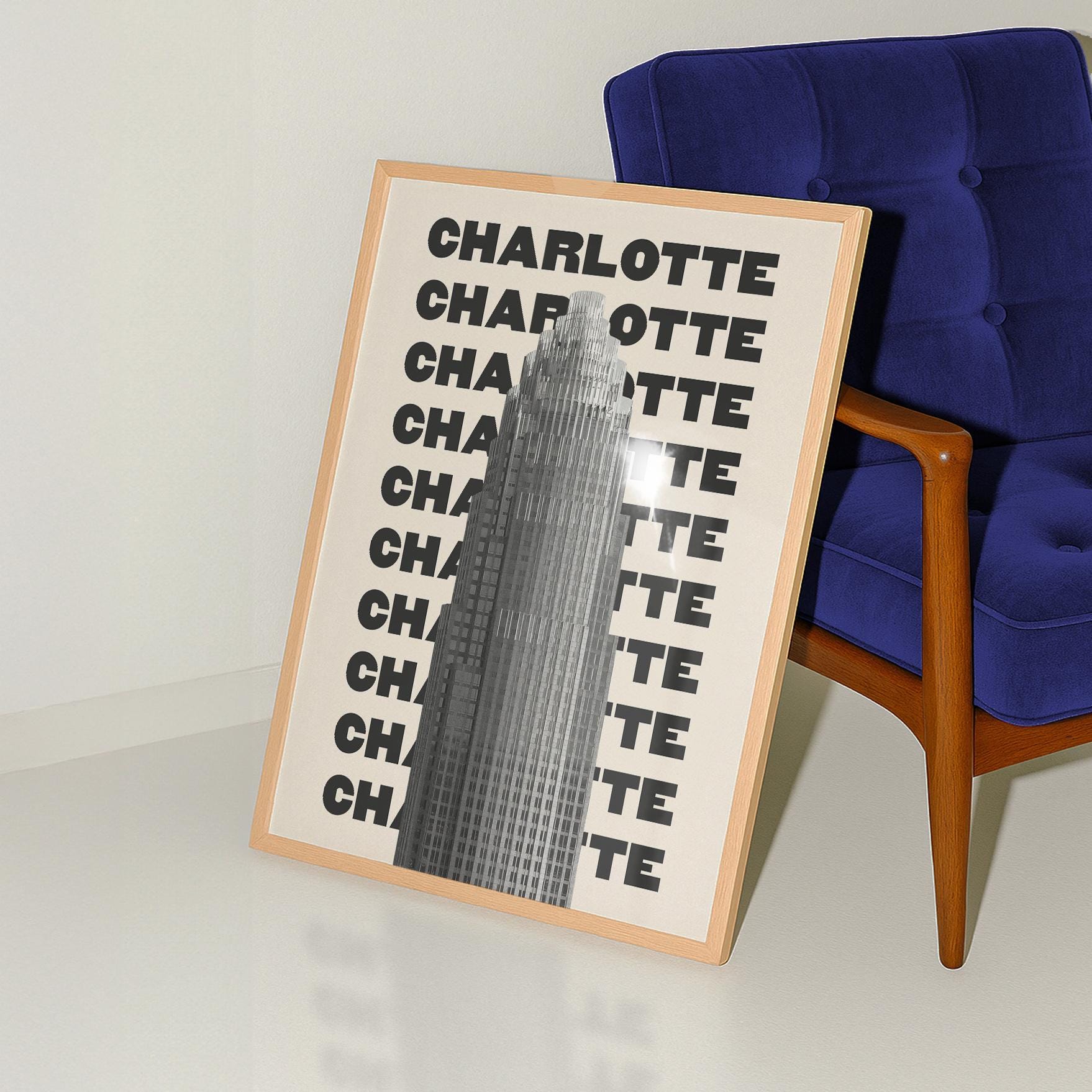 Charlotte Travel Print