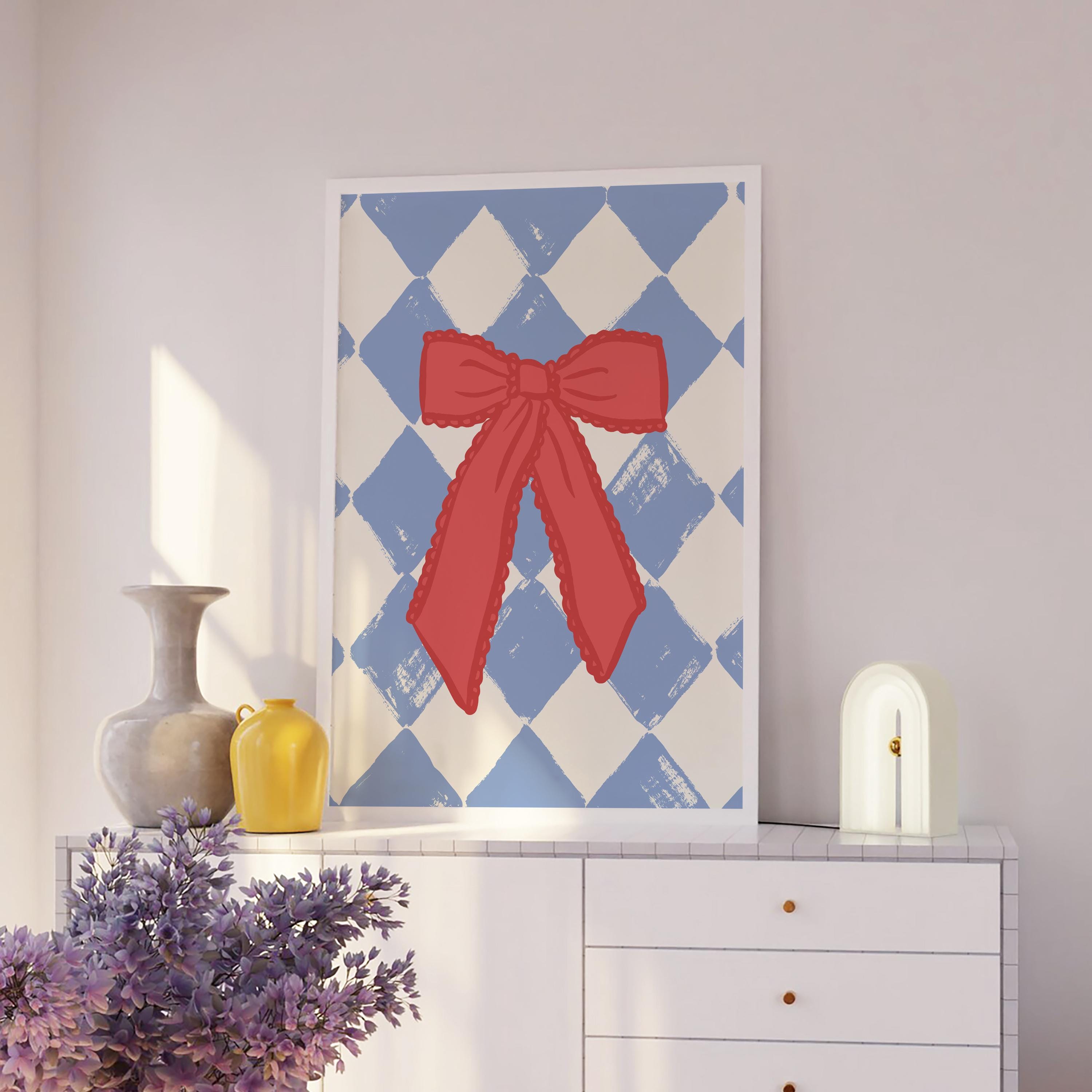 Checkered Bow Print - Image 5