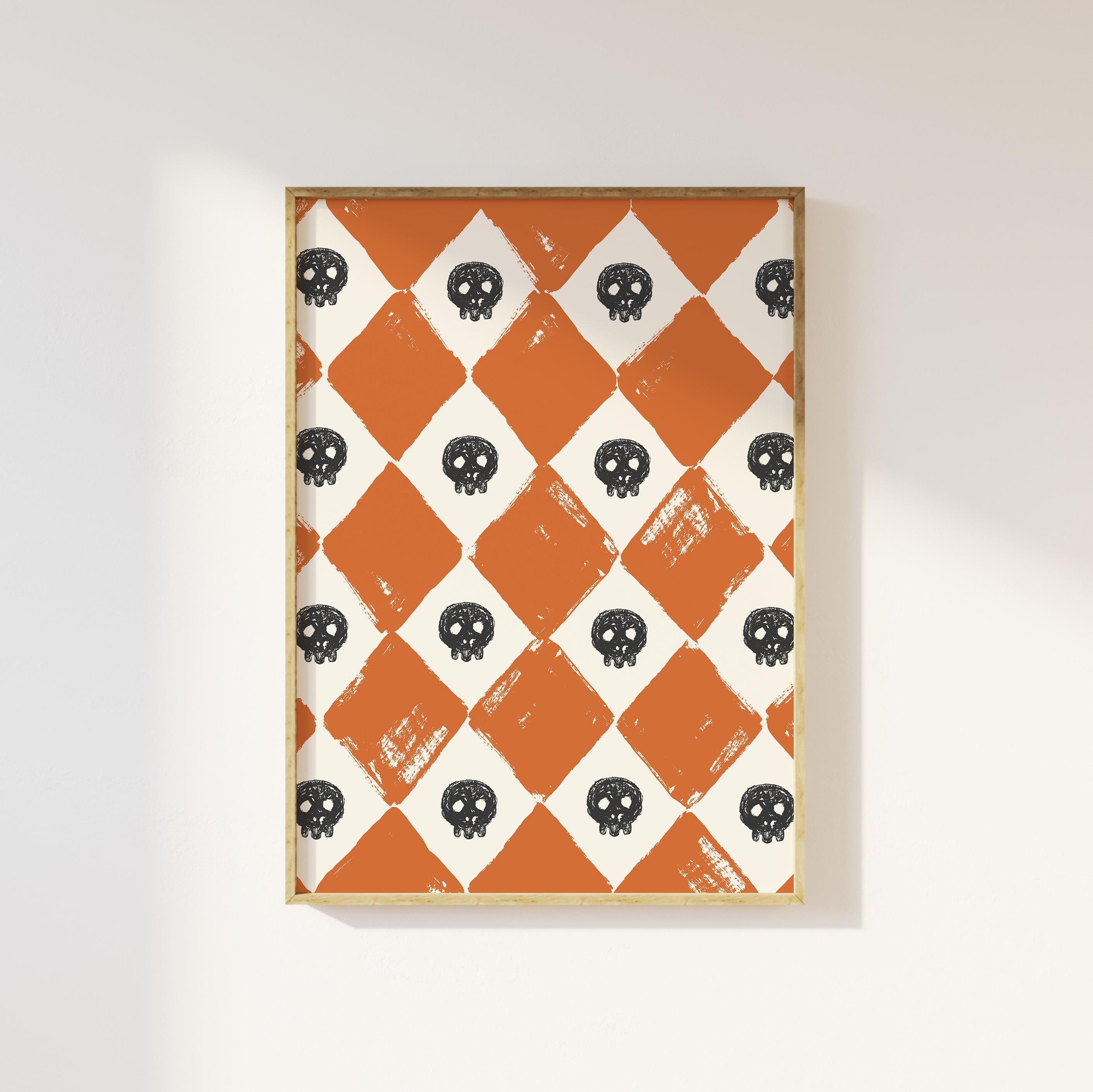 Checkered Skulls Print - Image 3
