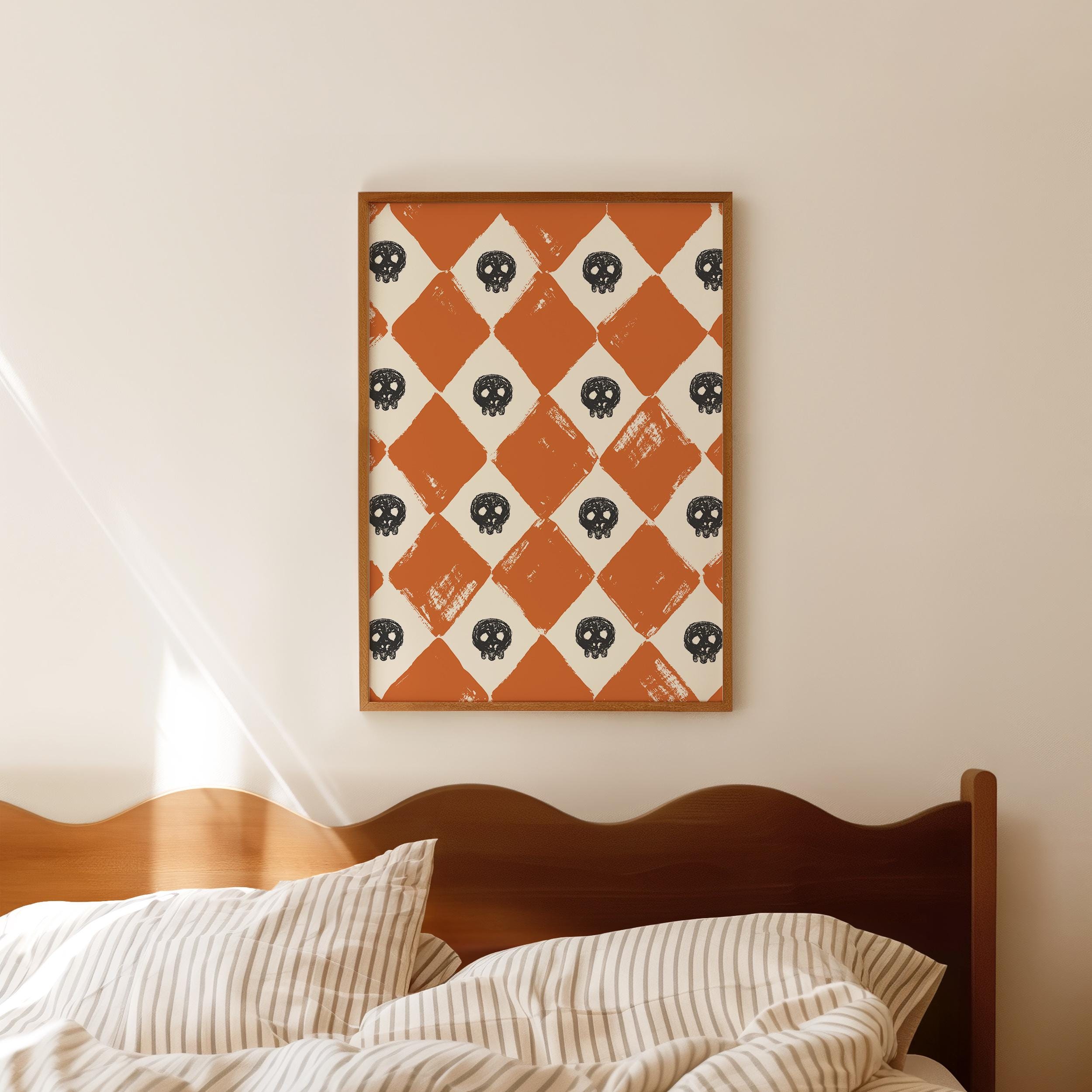 Checkered Skulls Print - Image 5