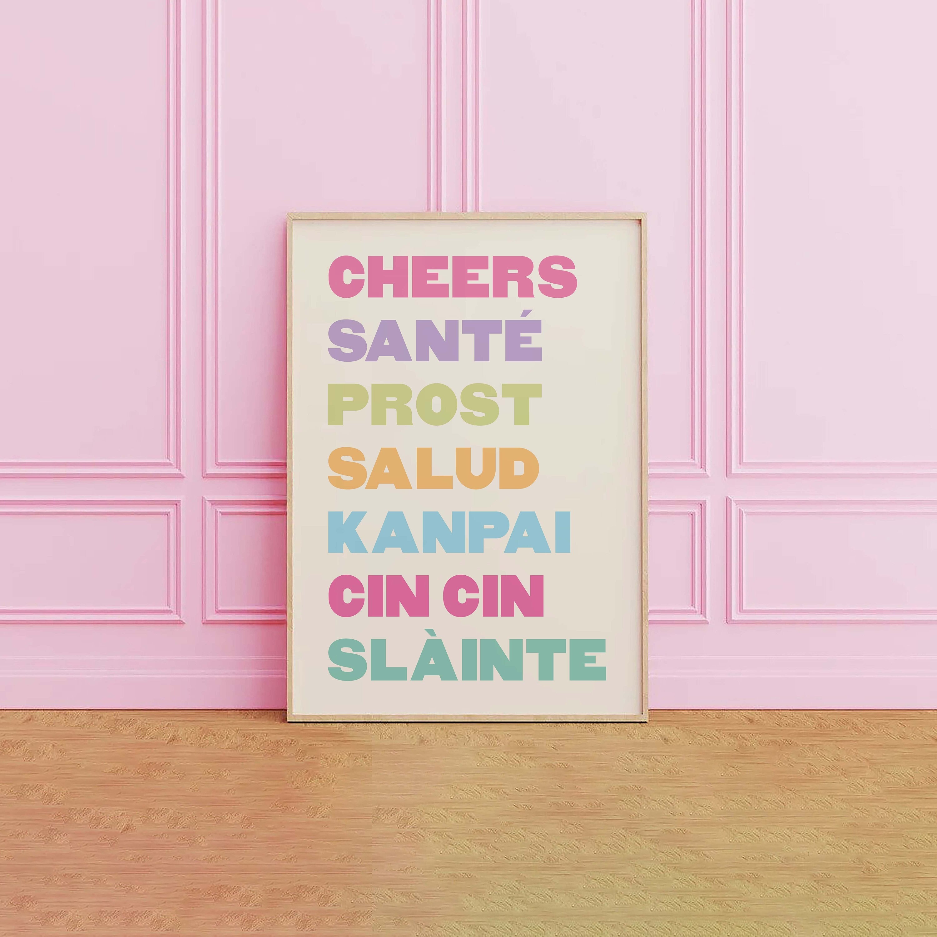 Cheers Cocktail Print