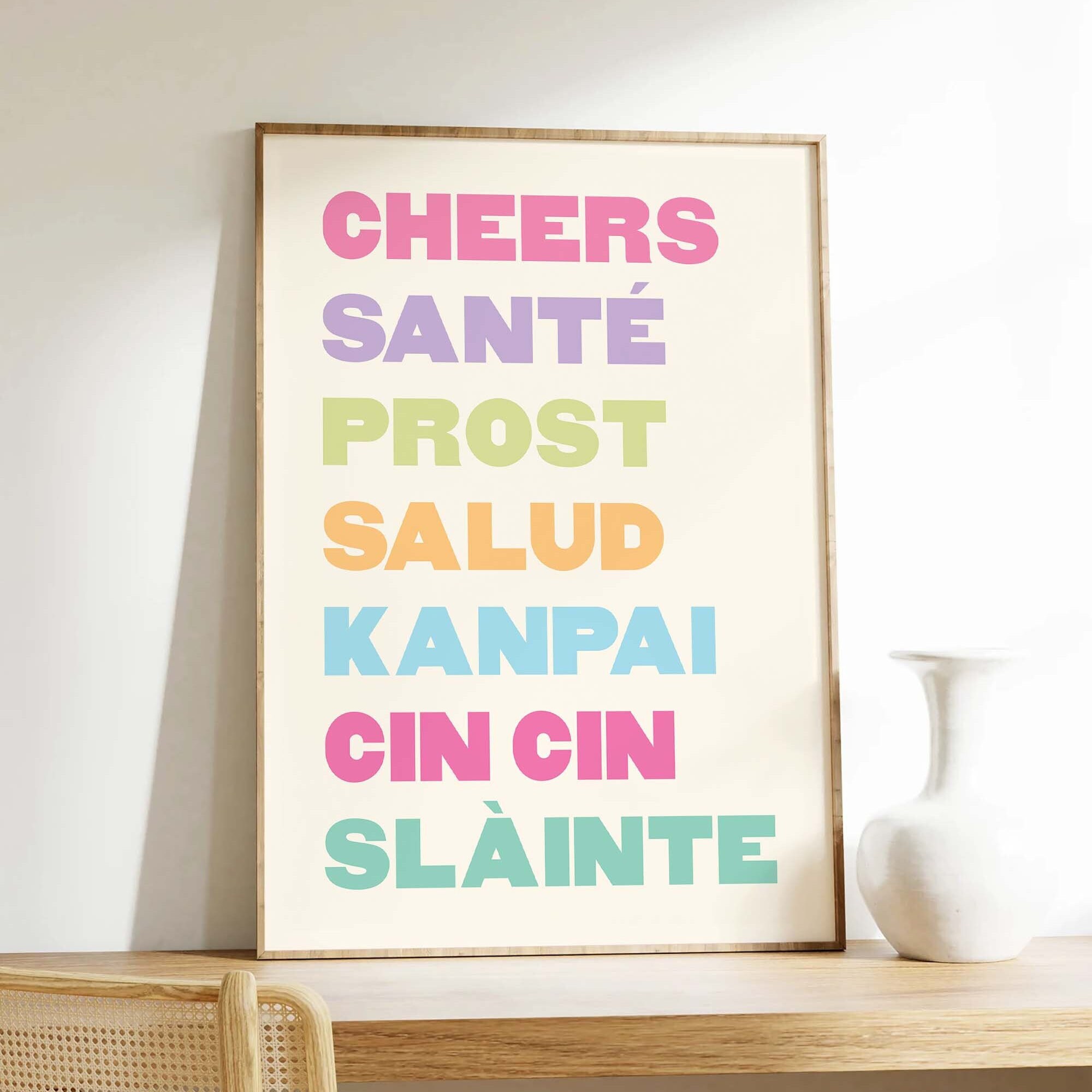 Cheers Cocktail Print - Image 3