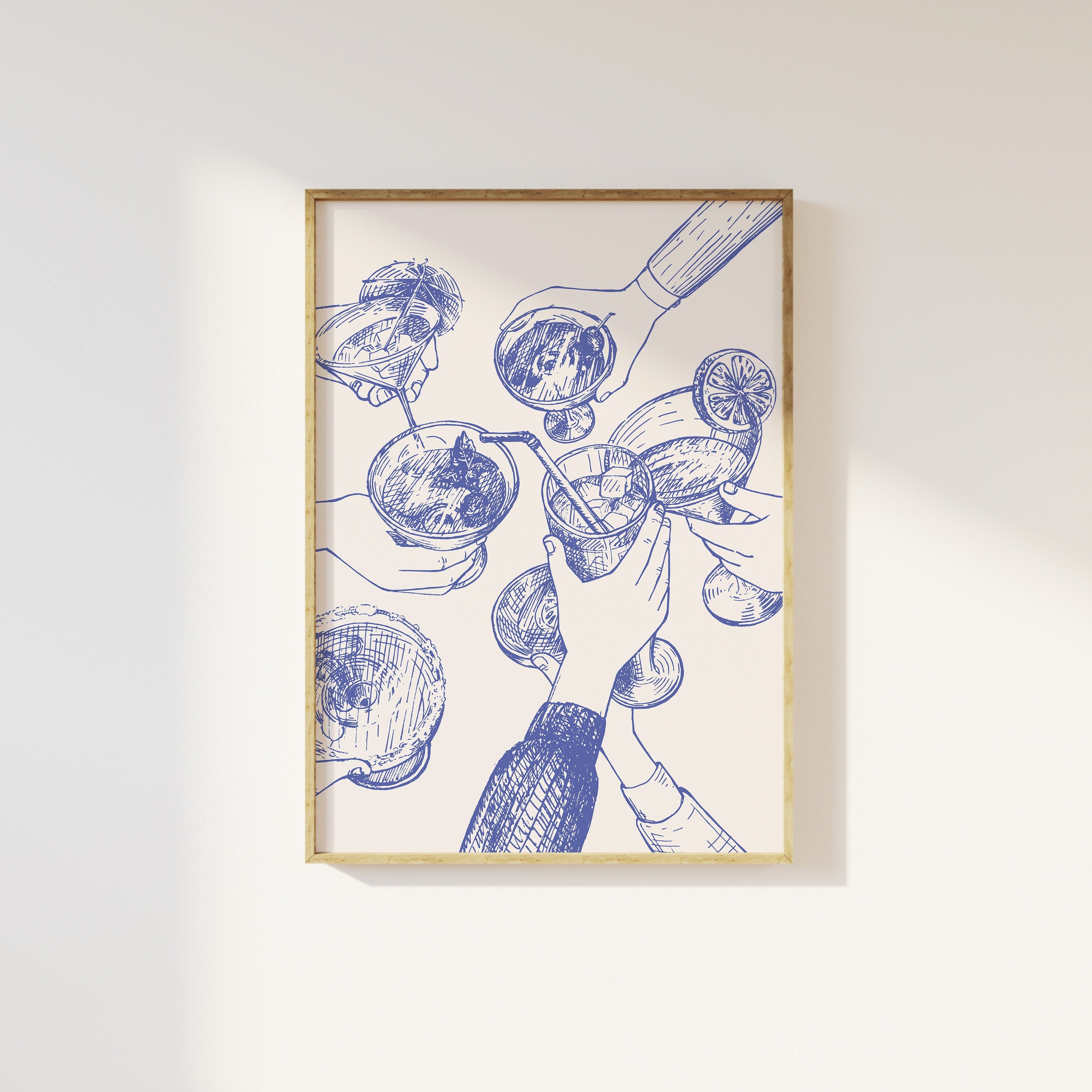 Cheers Cocktail Print