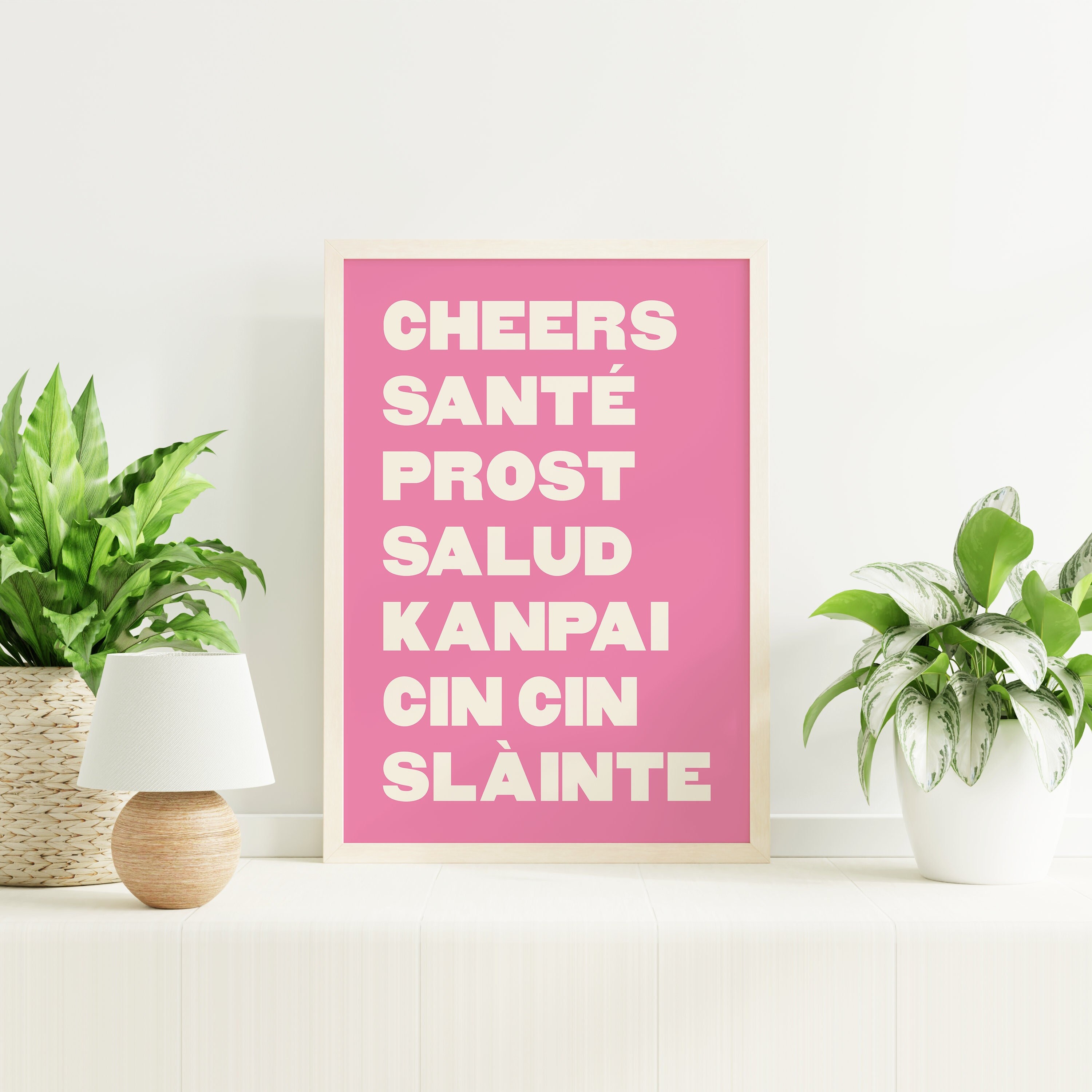Cheers Cocktail Print