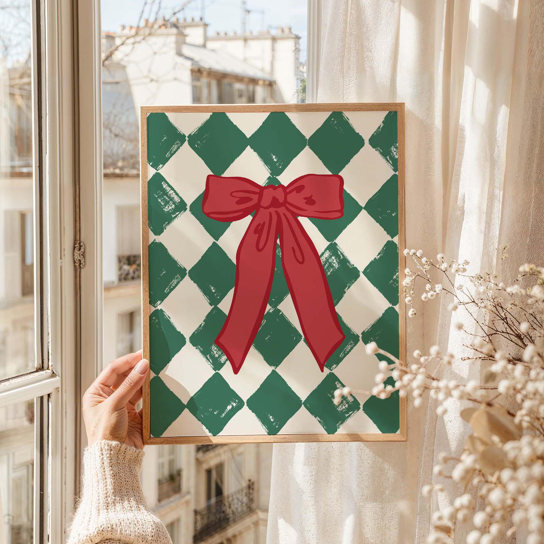 Christmas Bow Print - Image 3