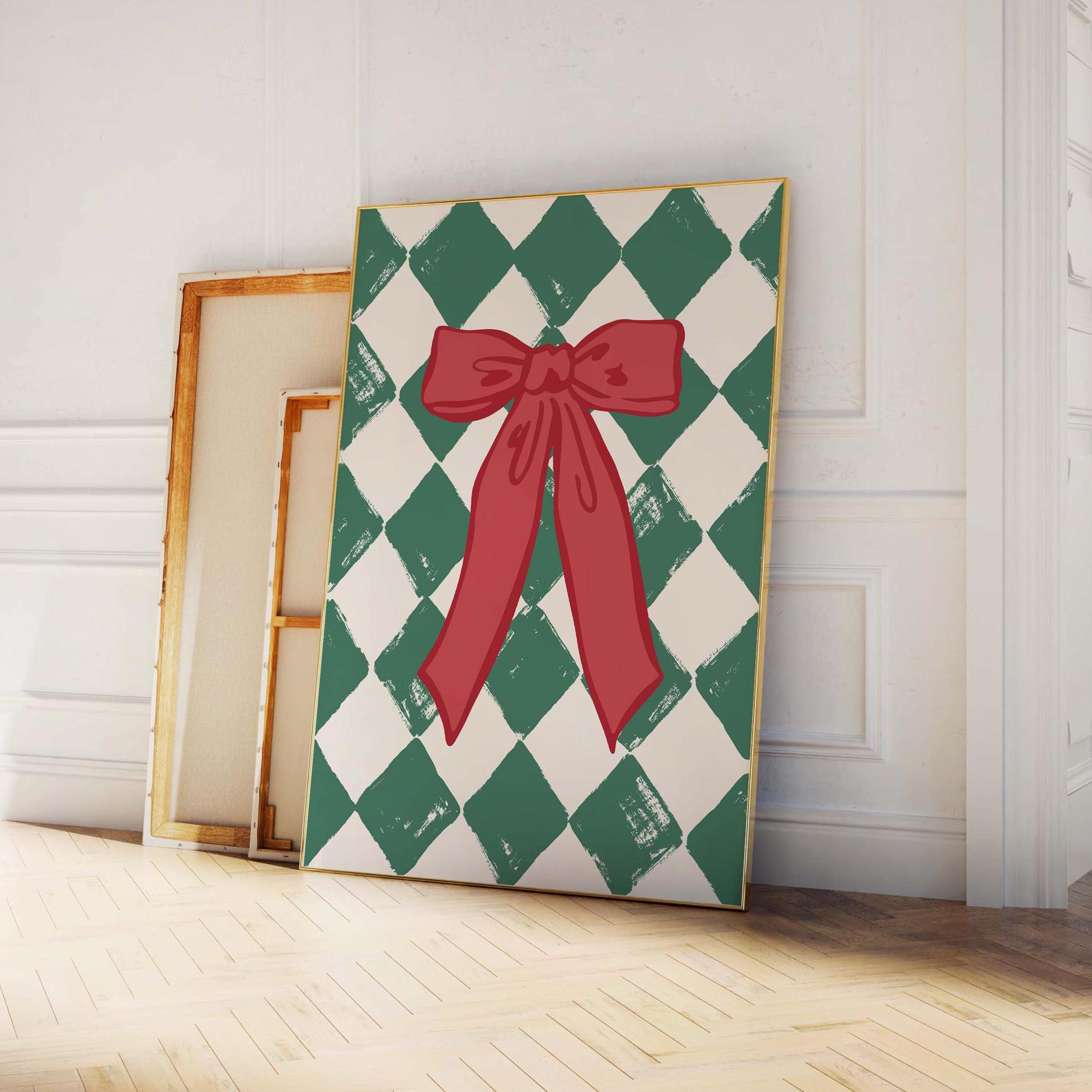 Christmas Bow Print - Image 4