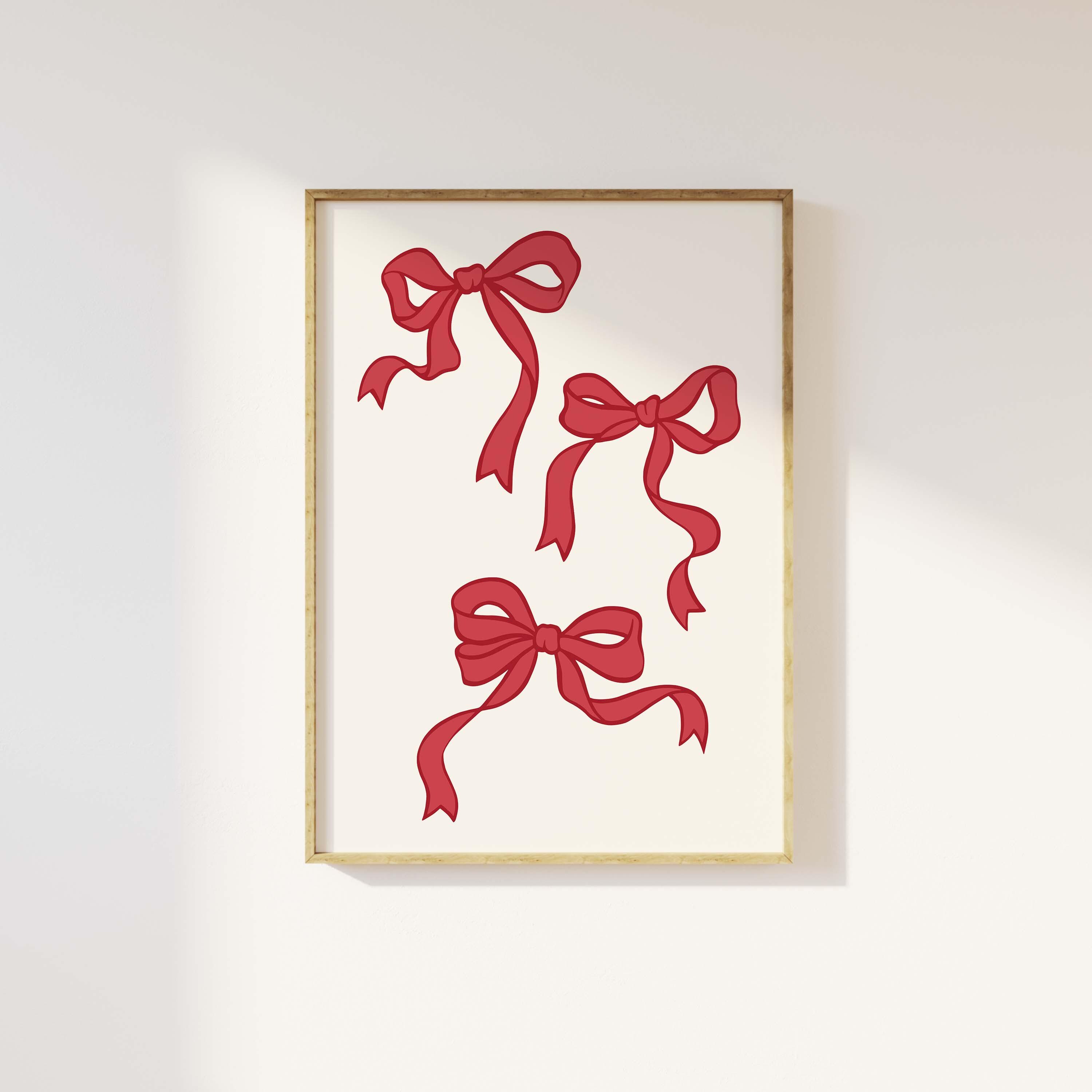 Christmas Bow Print - Image 3