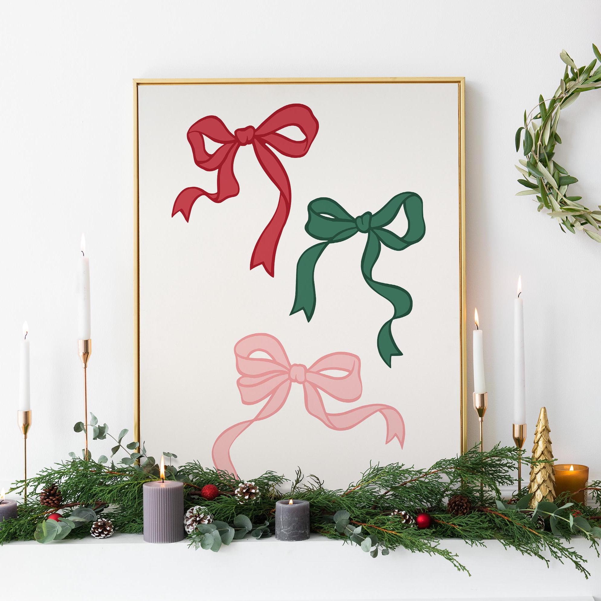 Christmas Bow Print - Image 2