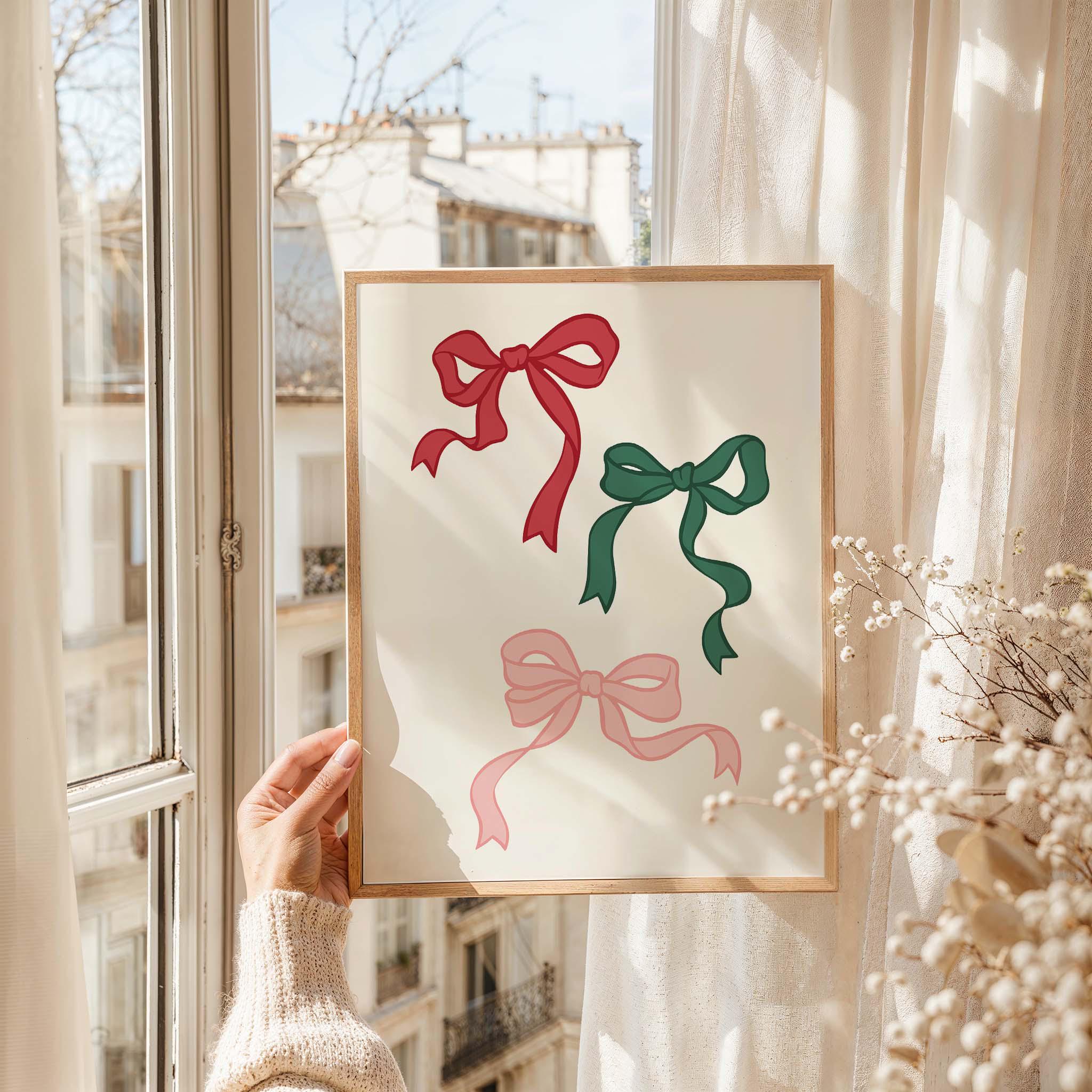Christmas Bow Print - Image 3