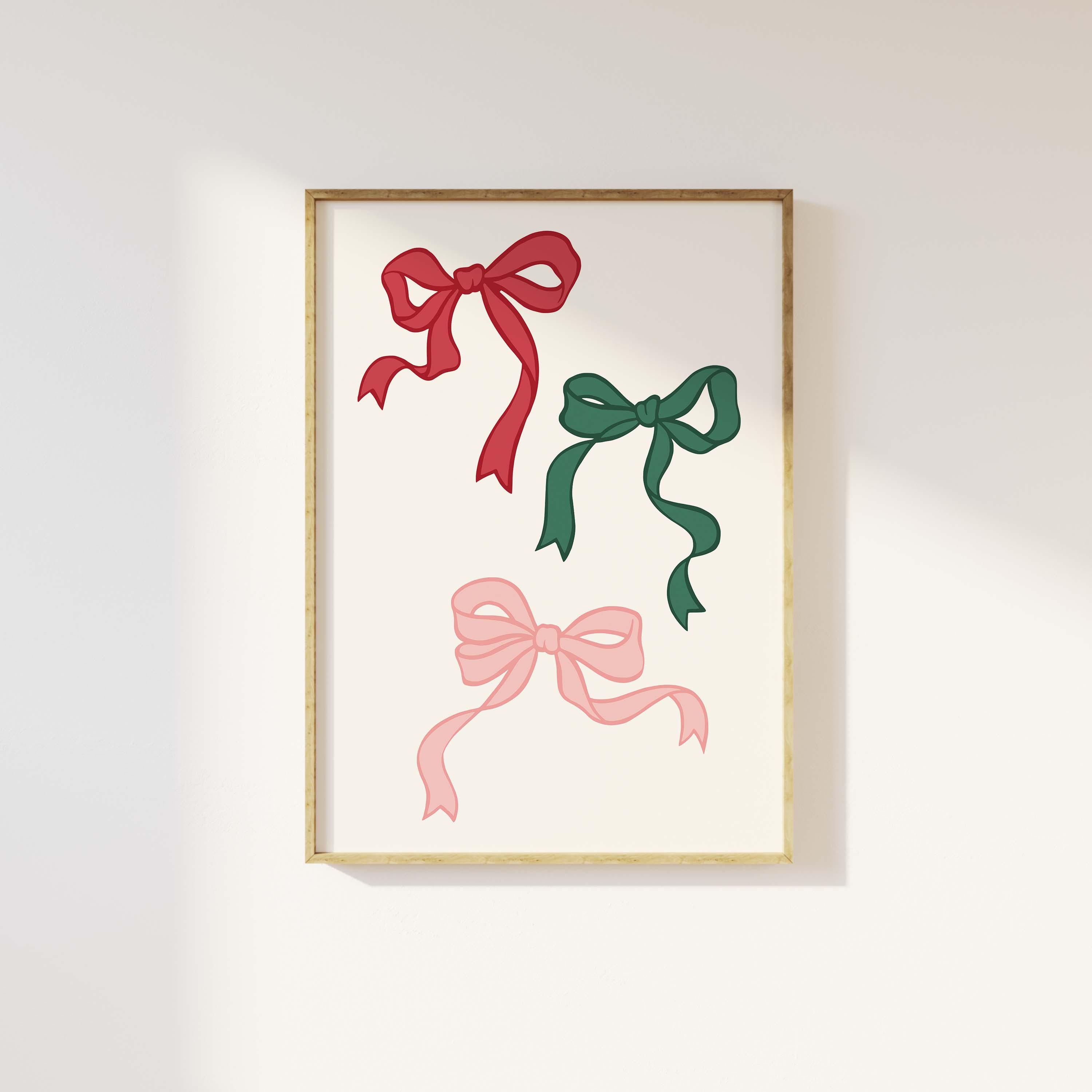 Christmas Bow Print - Image 4