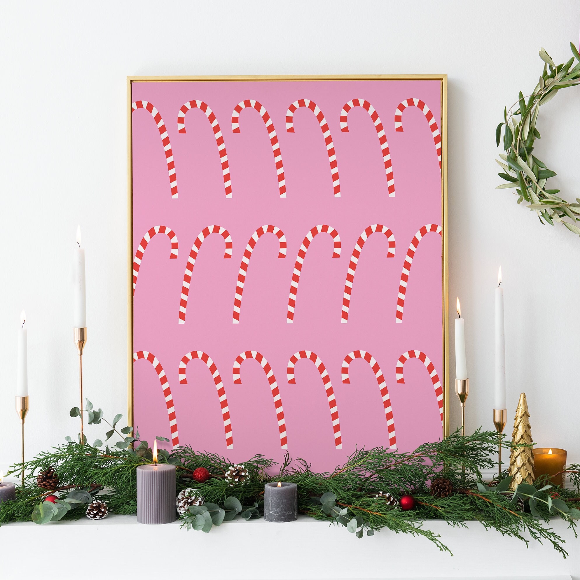 Christmas Candy Cane Print - Image 2