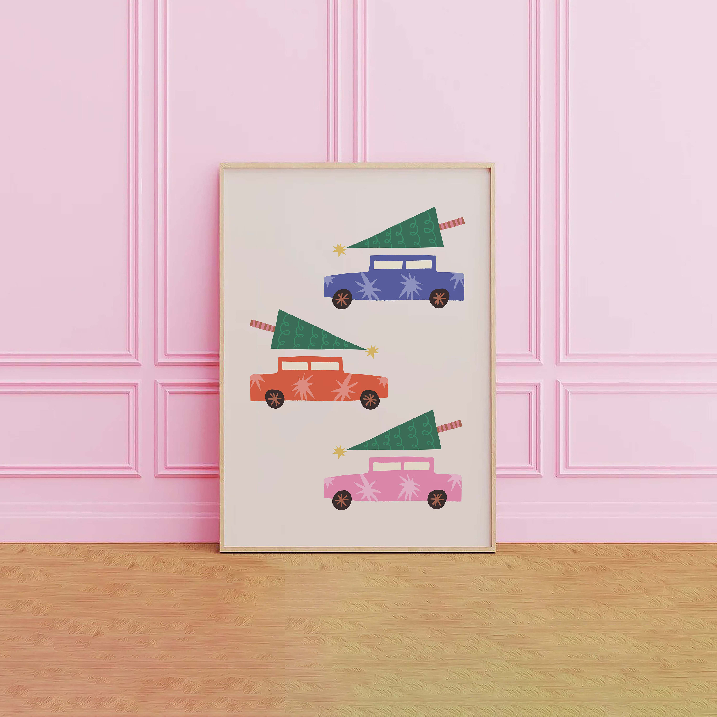 Christmas Cars Print - Image 5