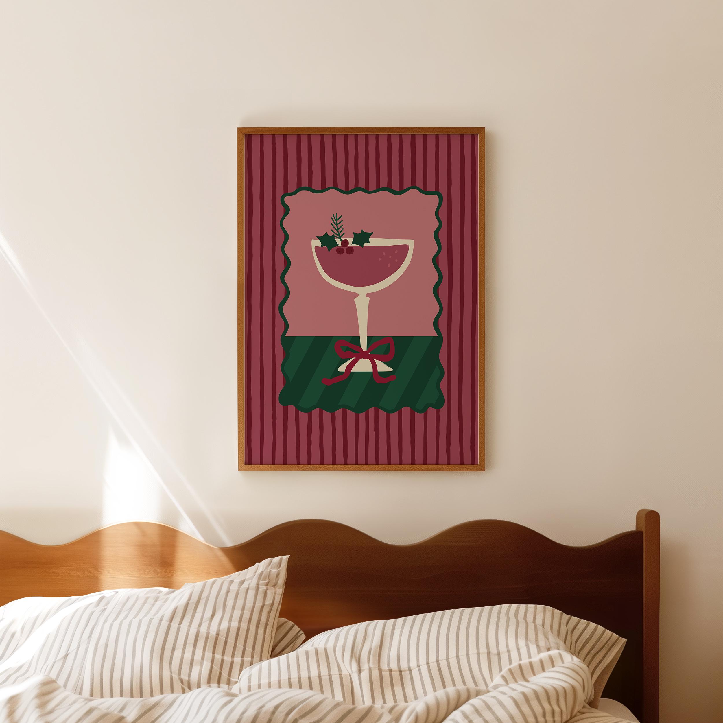 Christmas Cocktail Print - Image 4